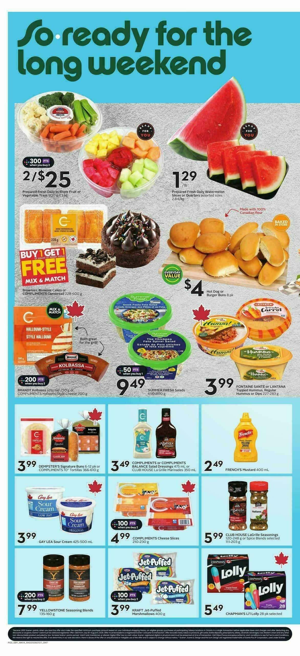 Sobeys Flyer from July 30
