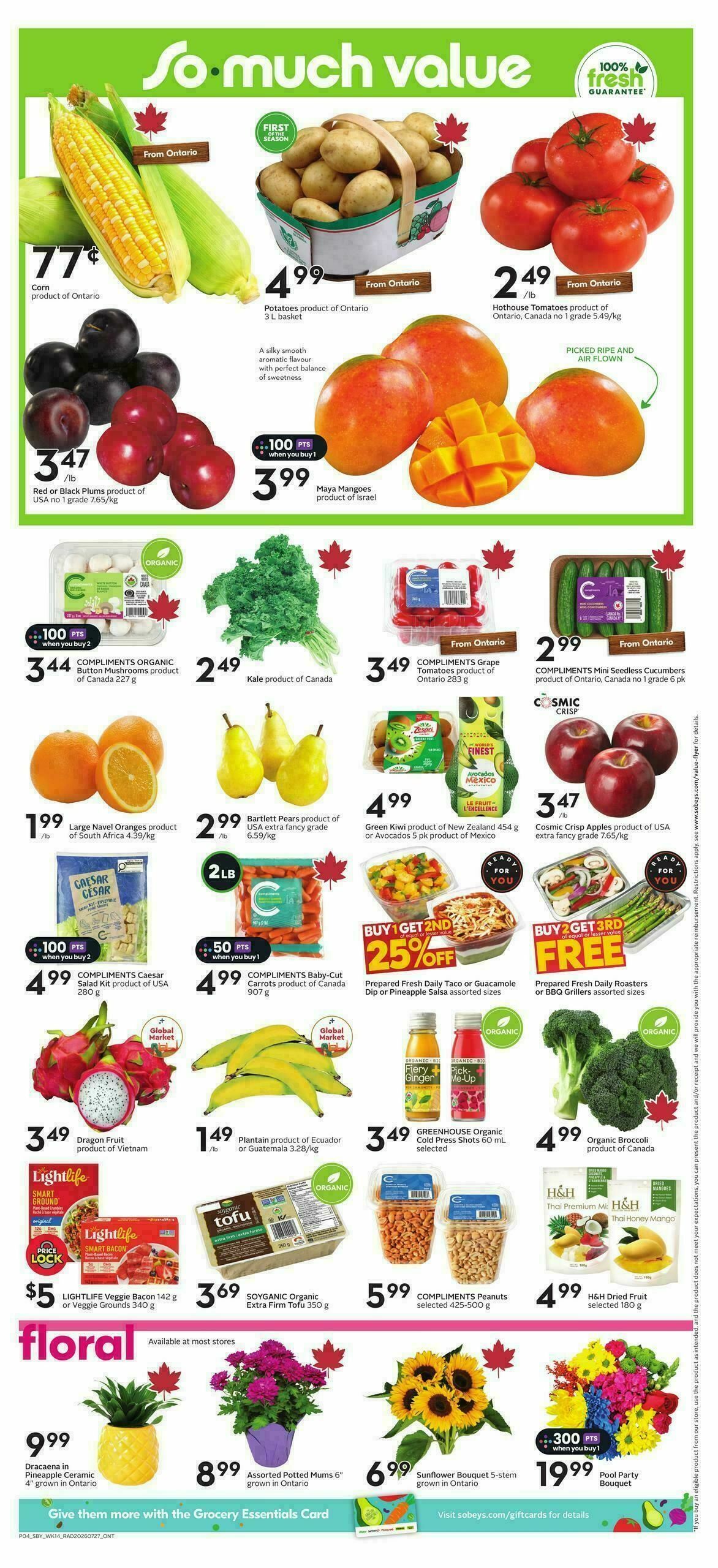 Sobeys Flyer from July 30