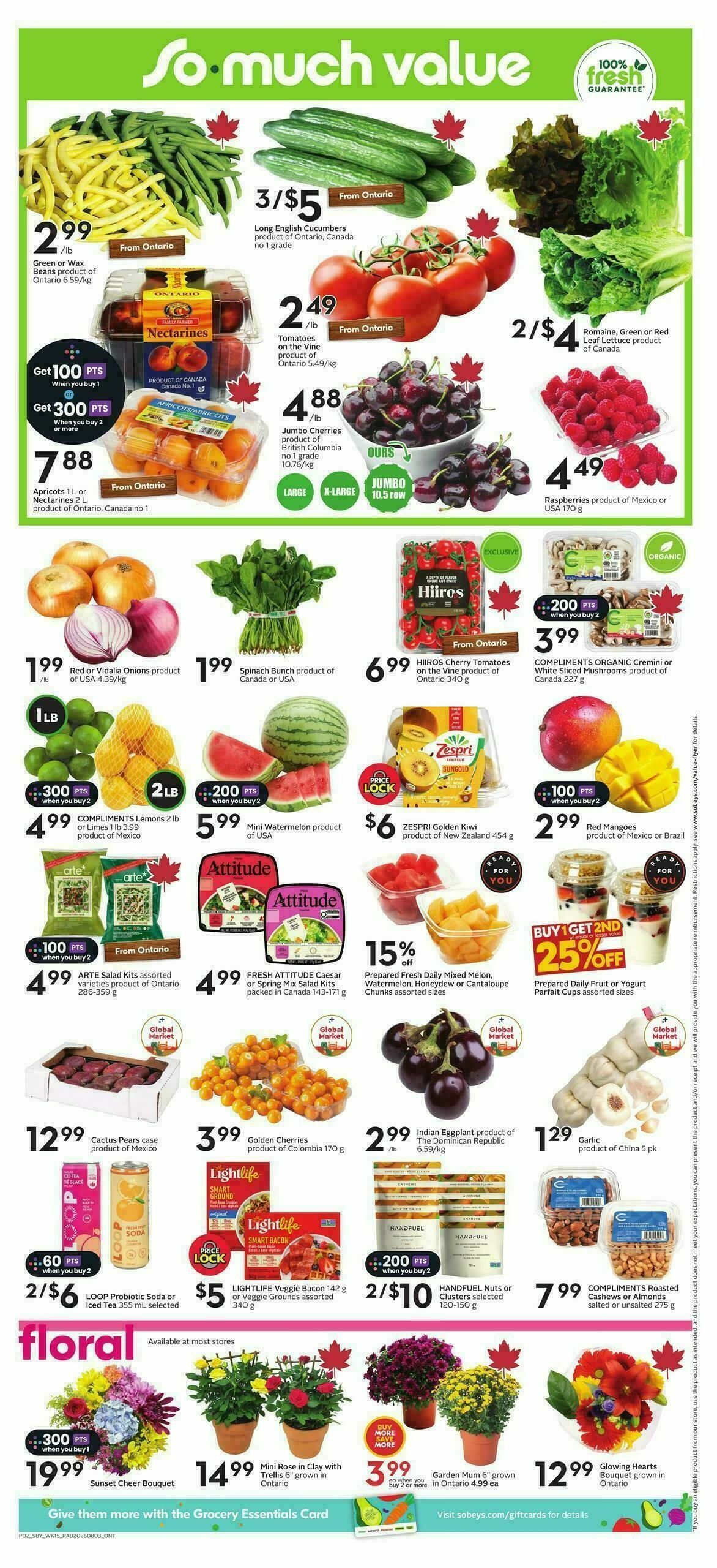 Sobeys Flyer from August 6