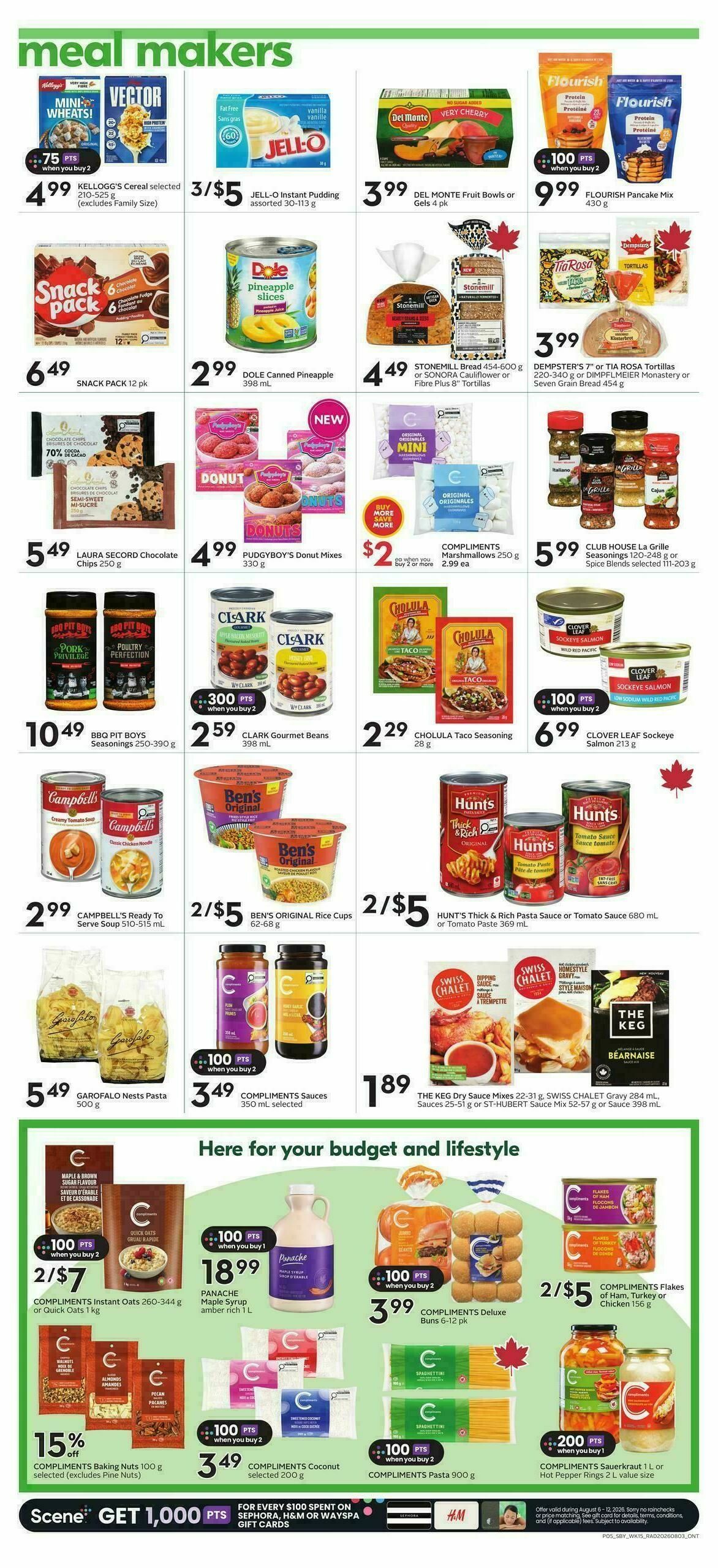 Sobeys Flyer from August 6