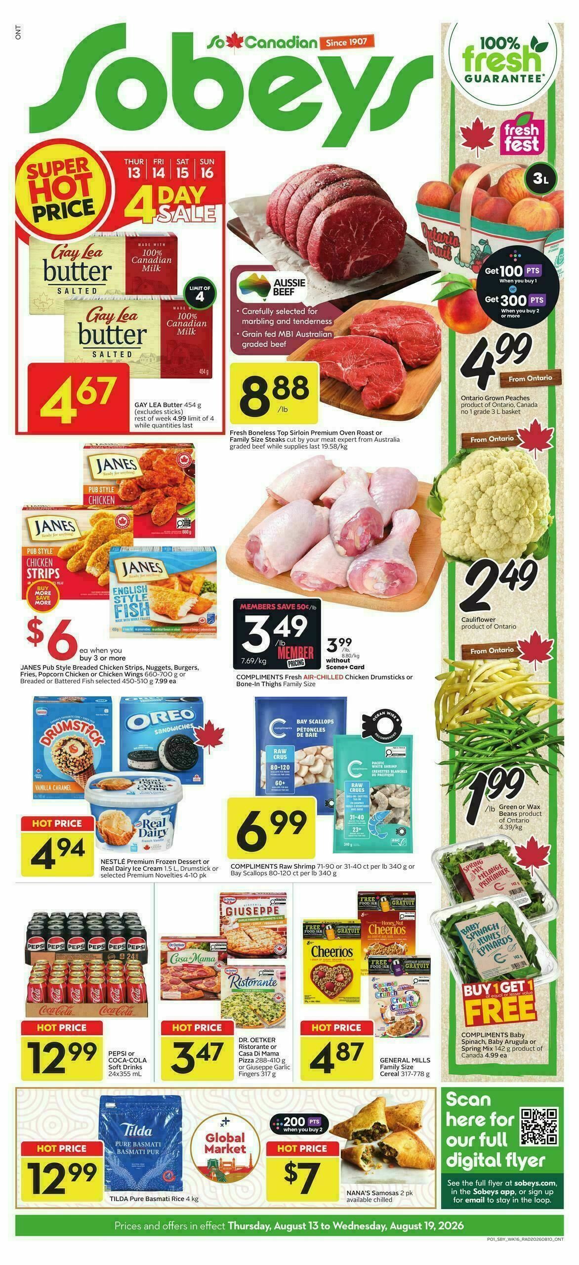 Sobeys Flyer from August 13