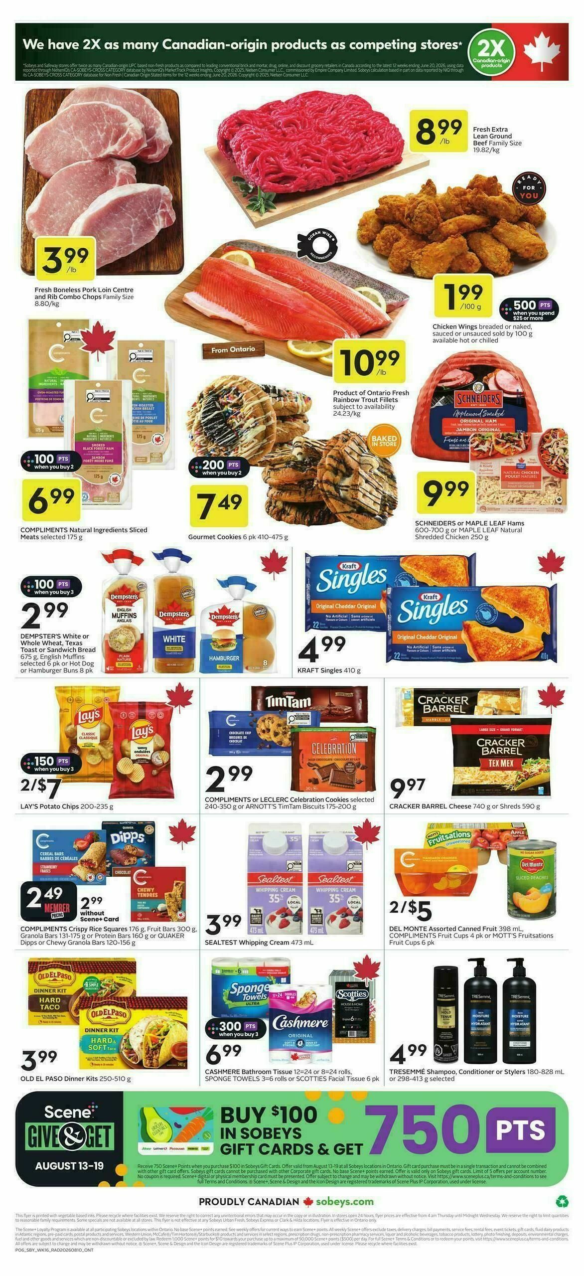 Sobeys Flyer from August 13