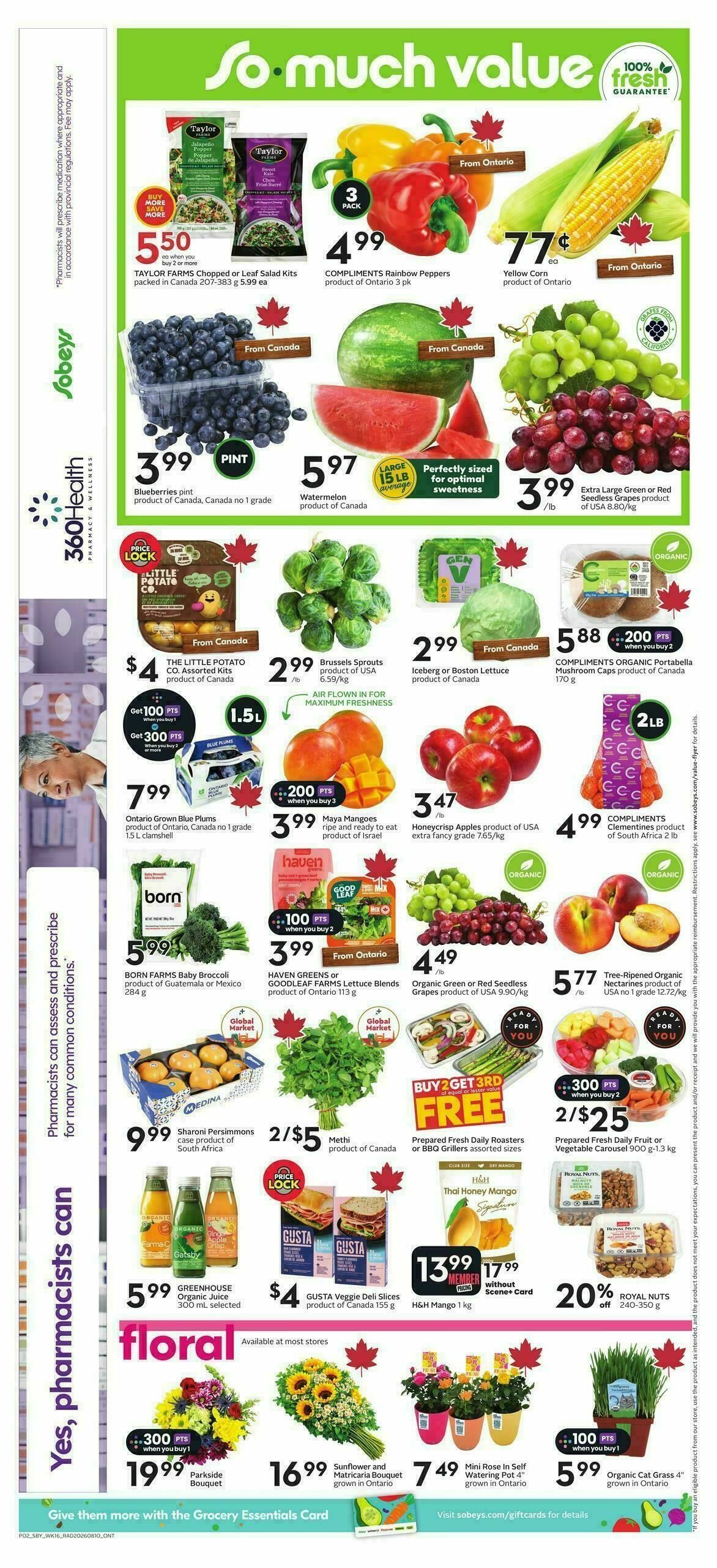 Sobeys Flyer from August 13