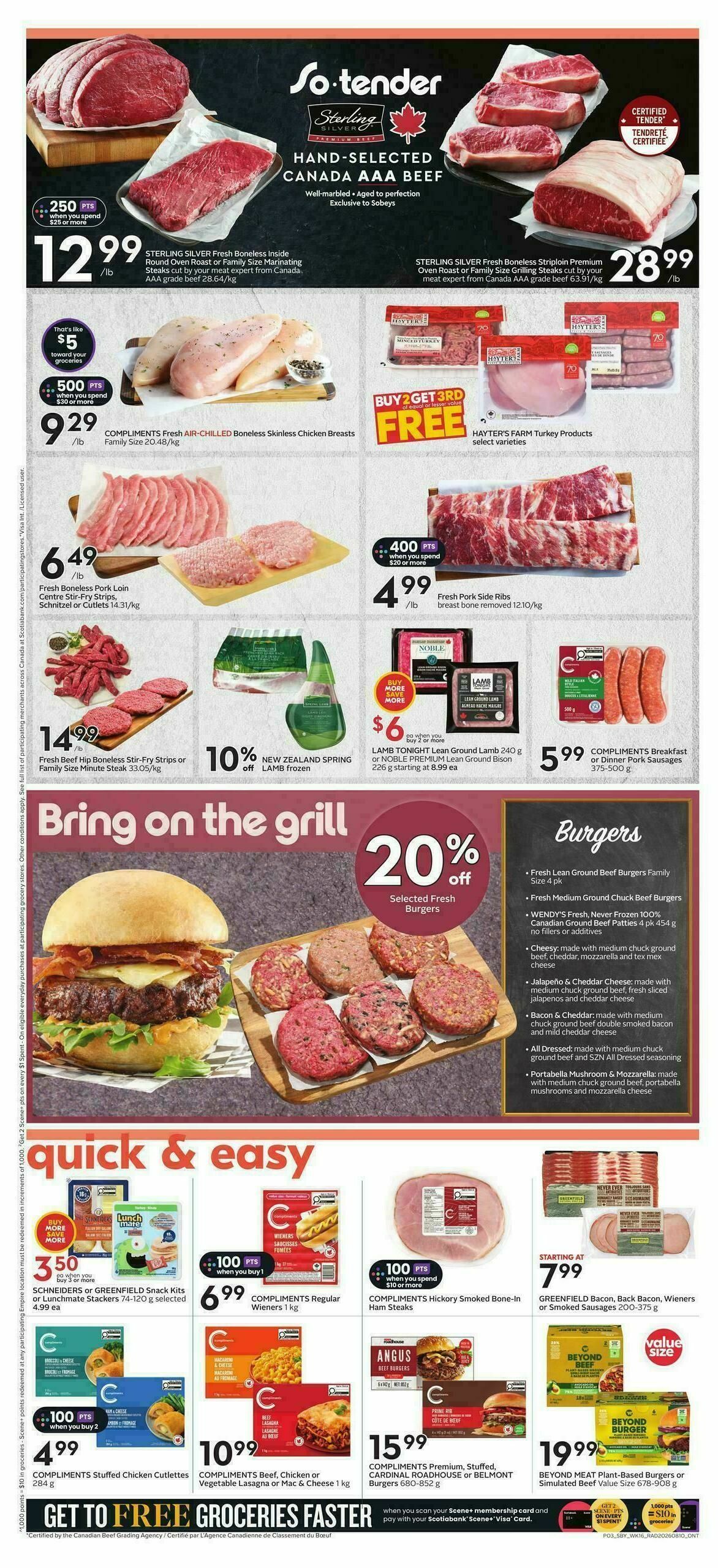 Sobeys Flyer from August 13
