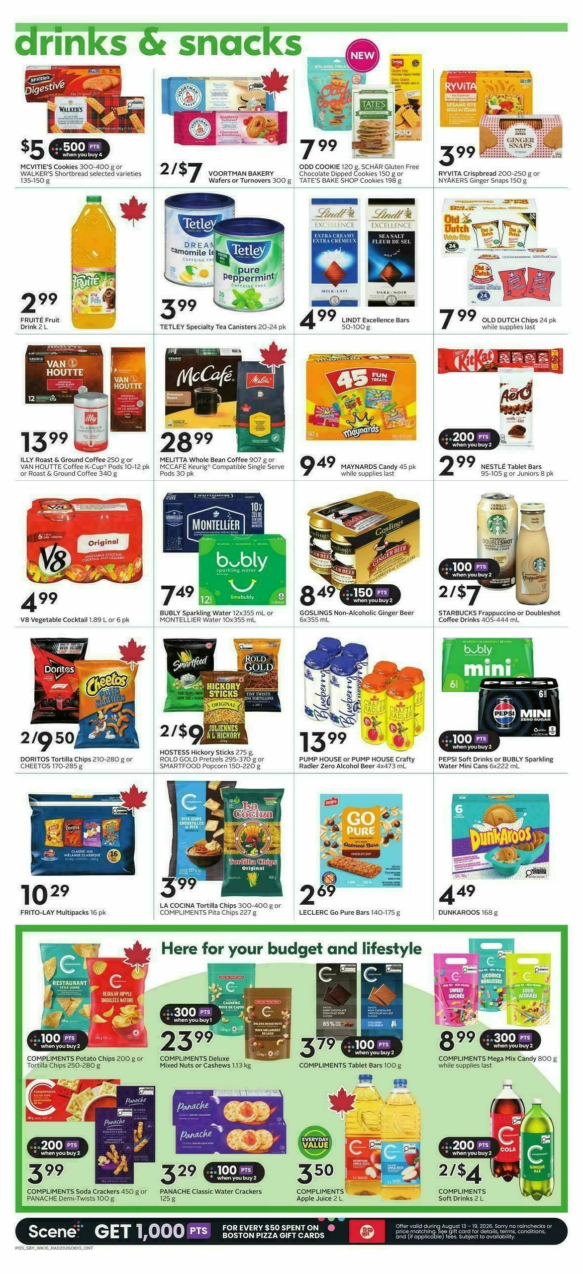 Sobeys Flyer from August 13