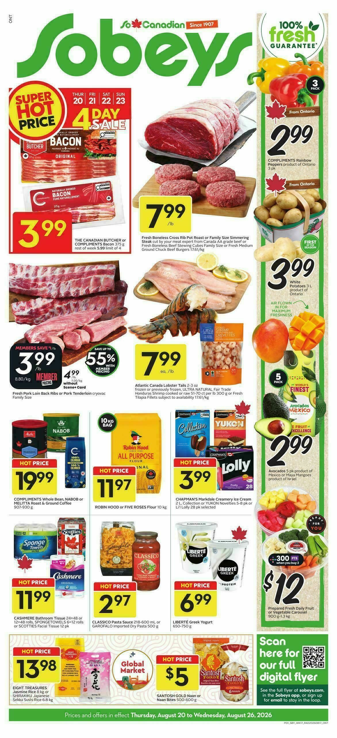 Sobeys Flyer from August 20