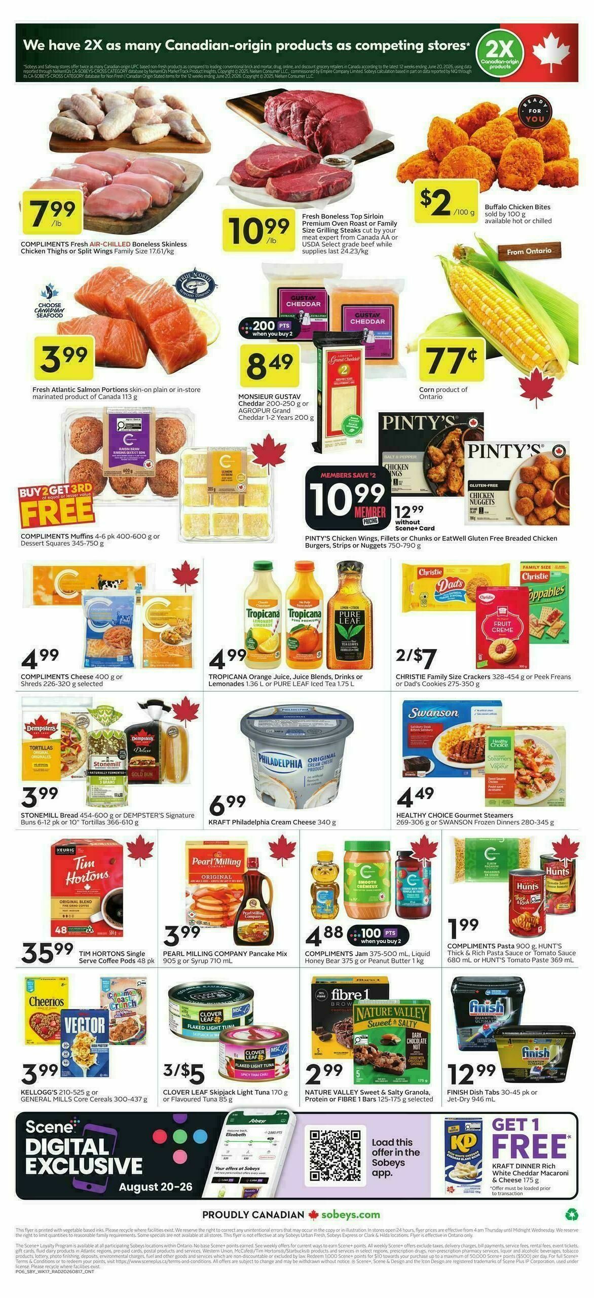 Sobeys Flyer from August 20