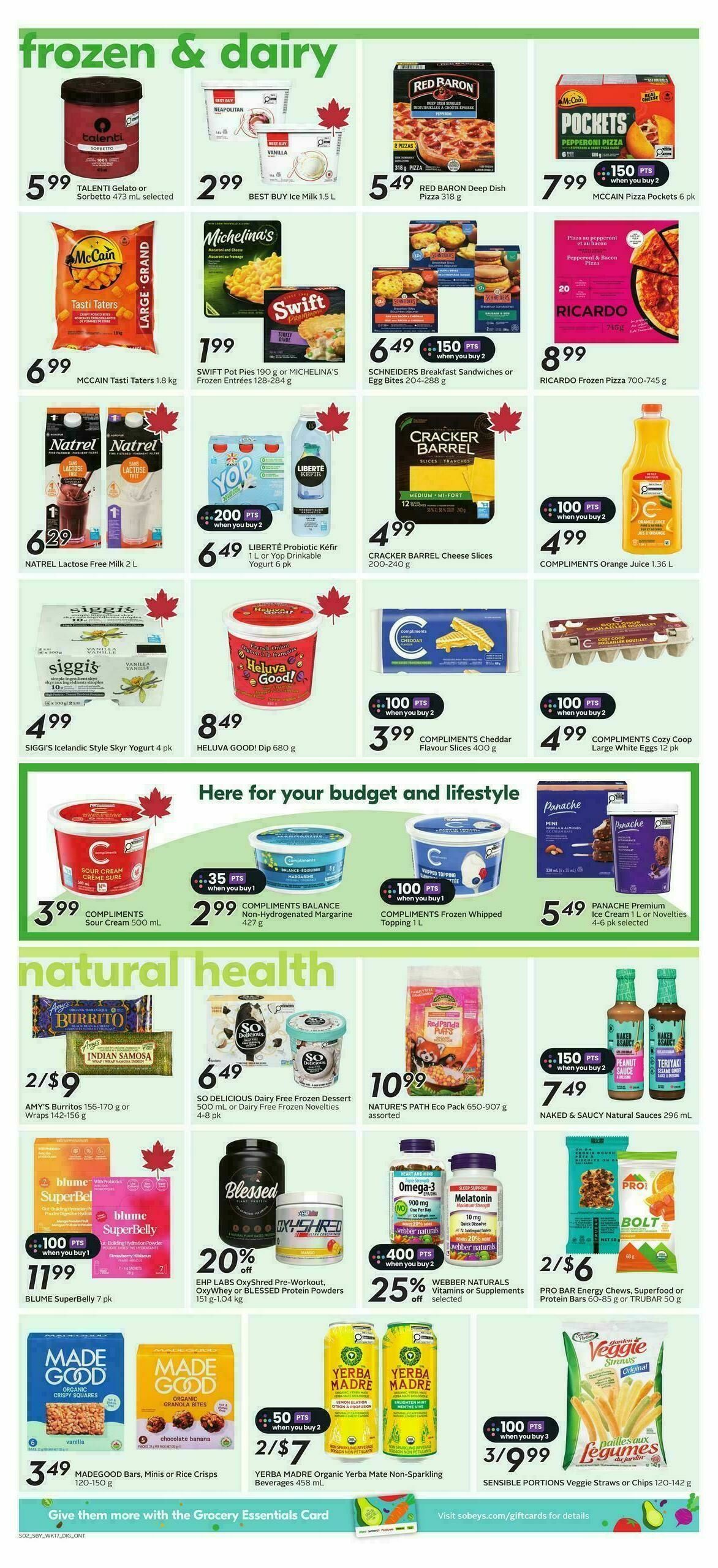 Sobeys Flyer from August 20