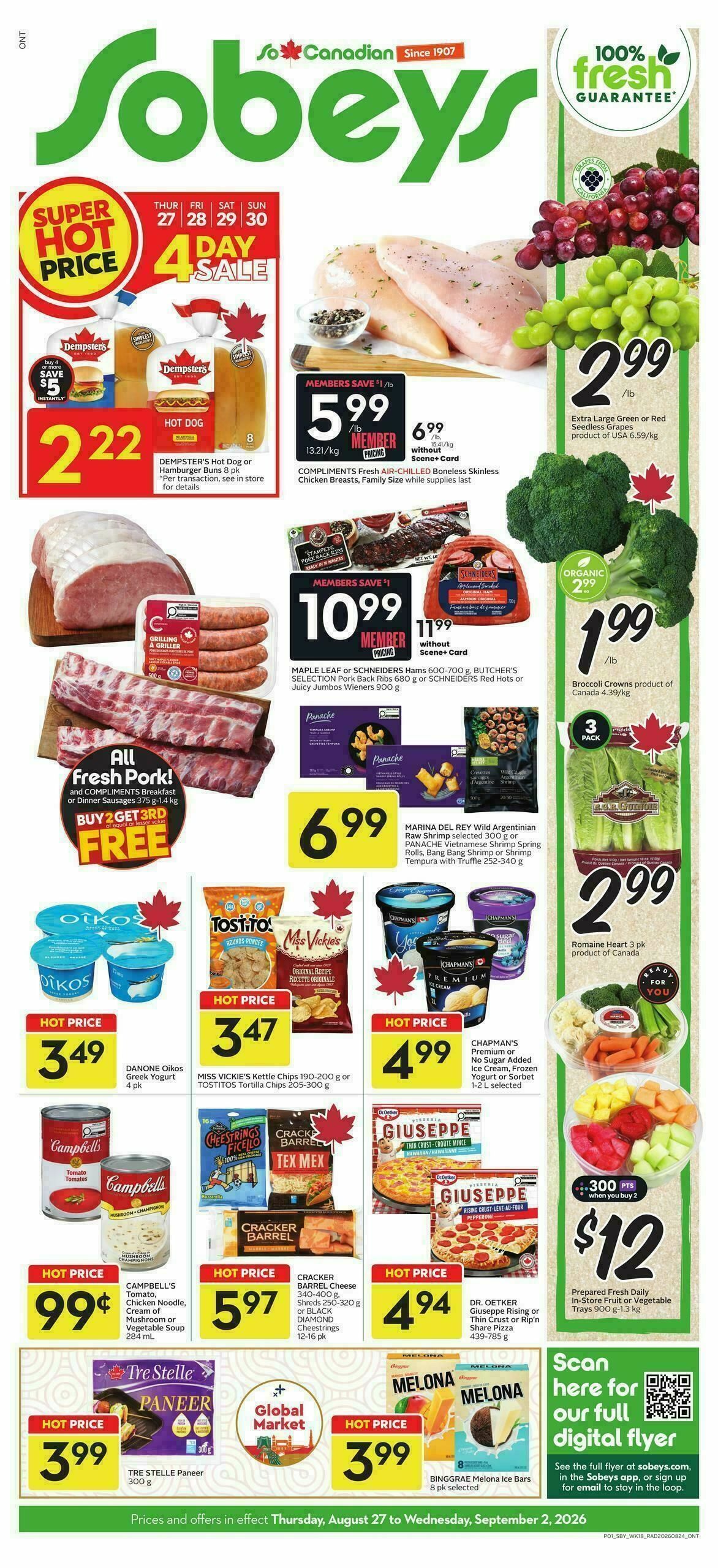 Sobeys Flyer from August 27