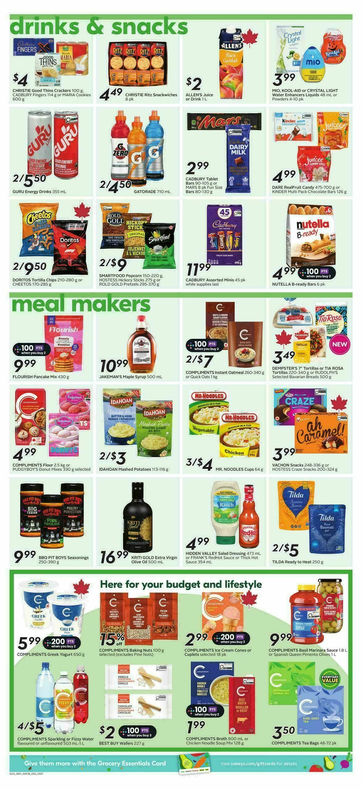 Sobeys Flyer from August 27