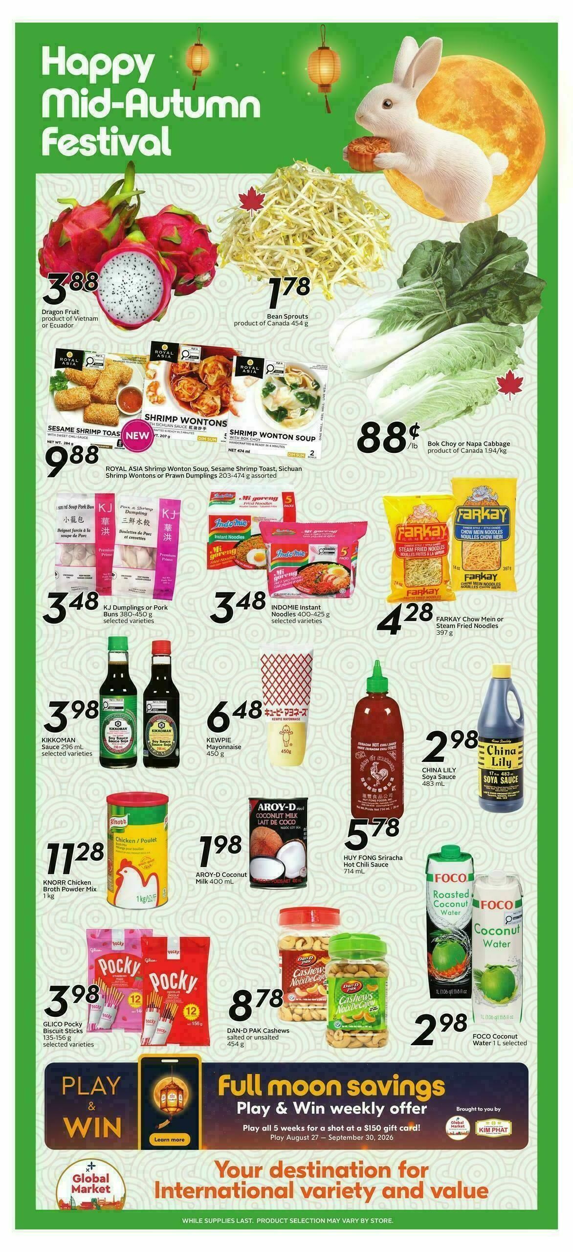 Sobeys Flyer from August 27