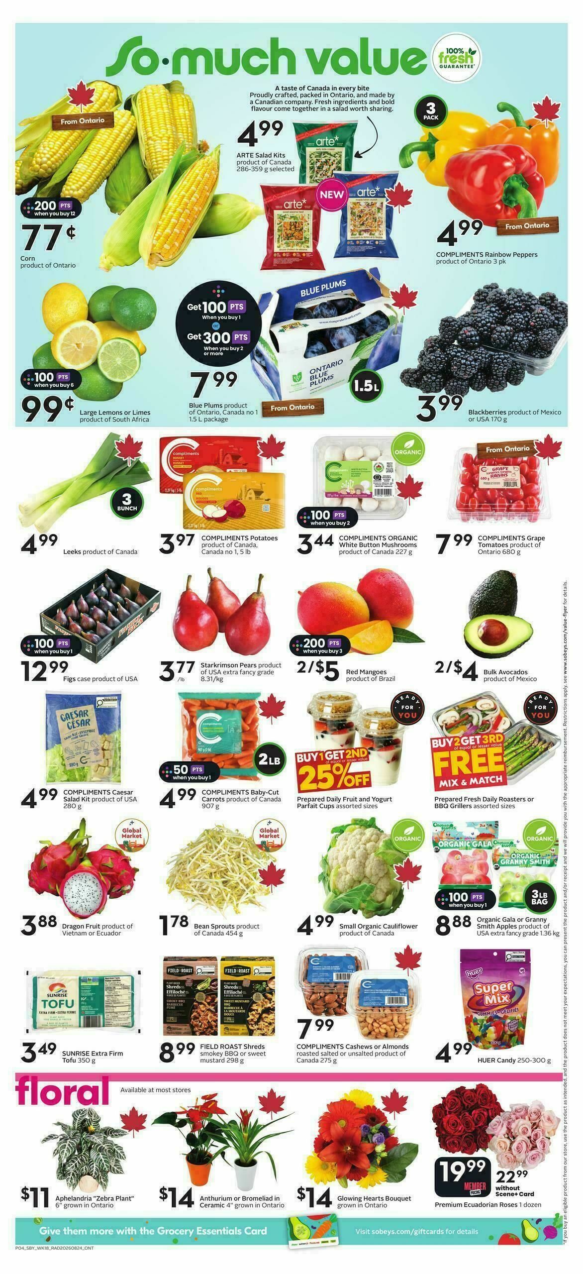 Sobeys Flyer from August 27