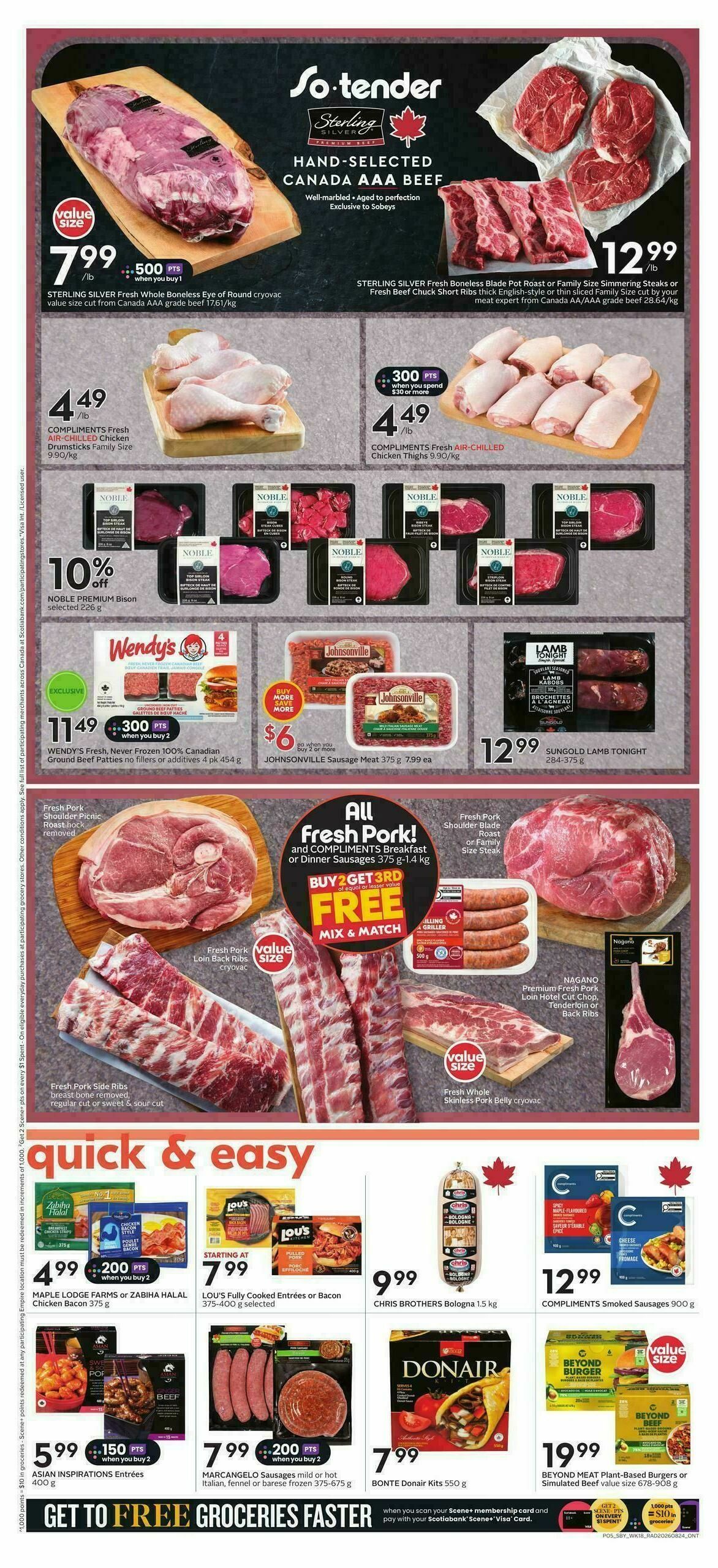 Sobeys Flyer from August 27