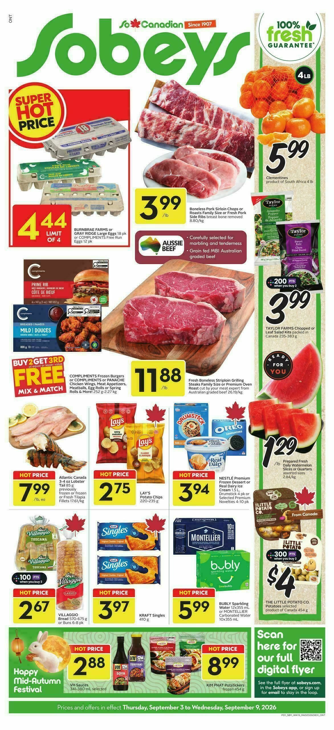 Sobeys Flyer from September 3