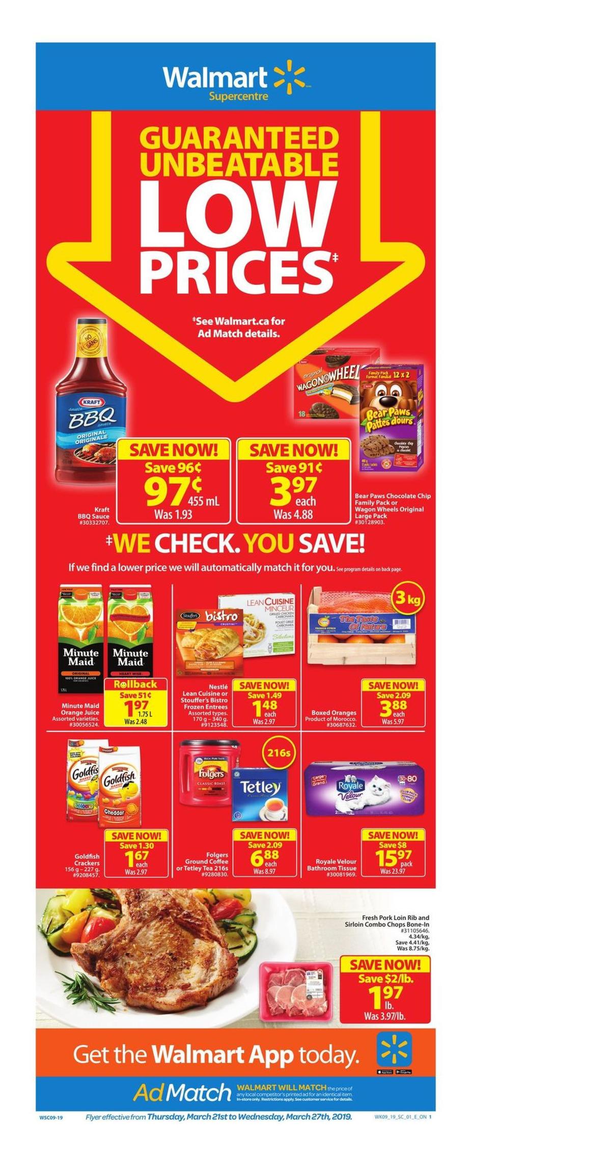 Walmart Flyer from March 21
