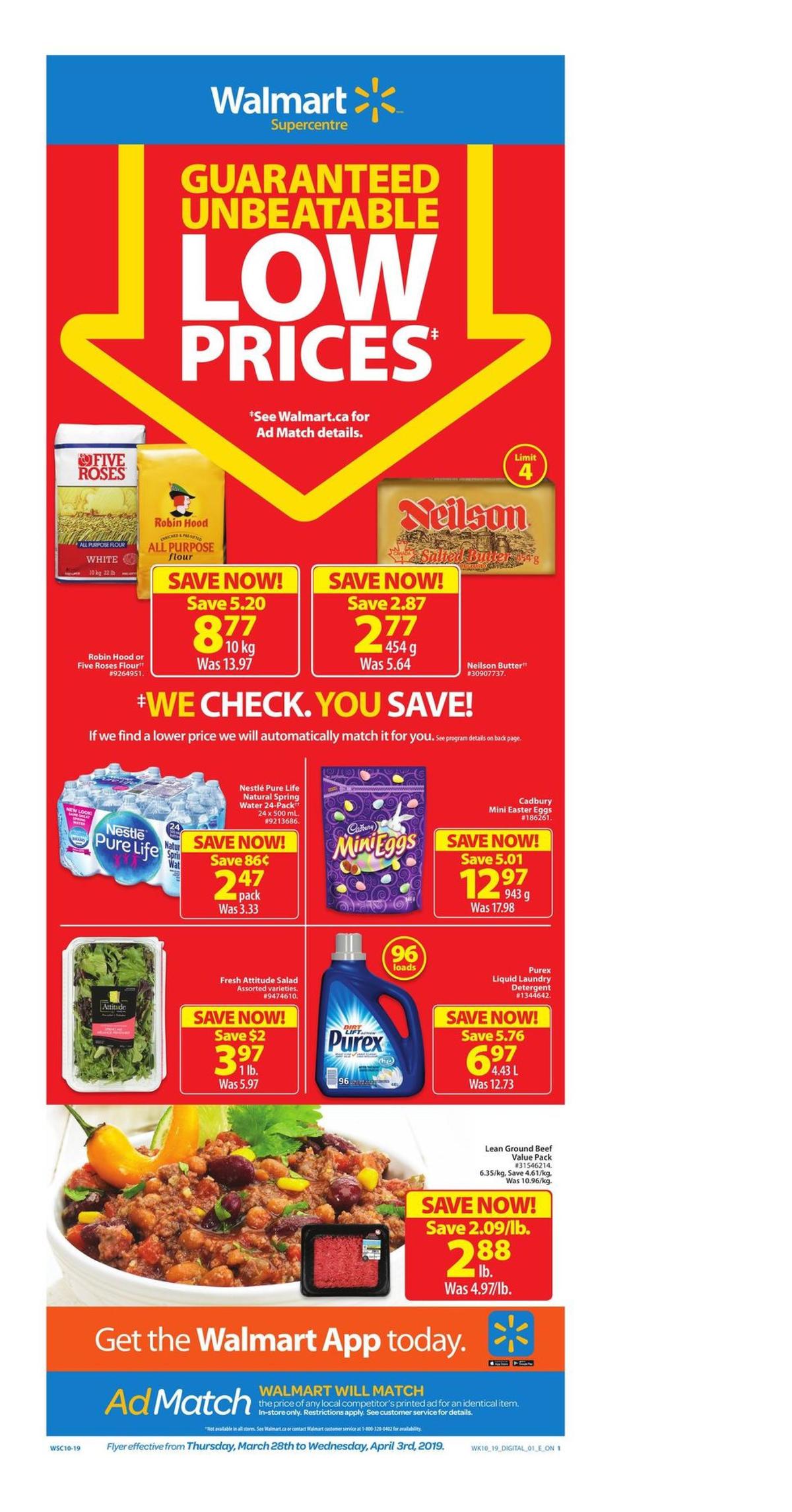 Walmart Flyer from March 28