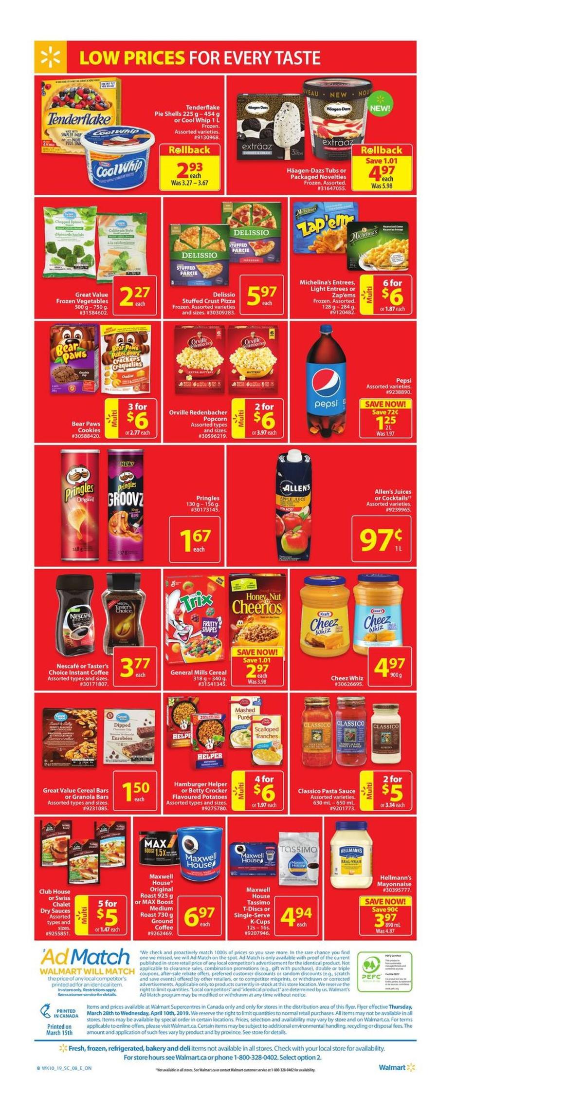 Walmart Flyer from March 28