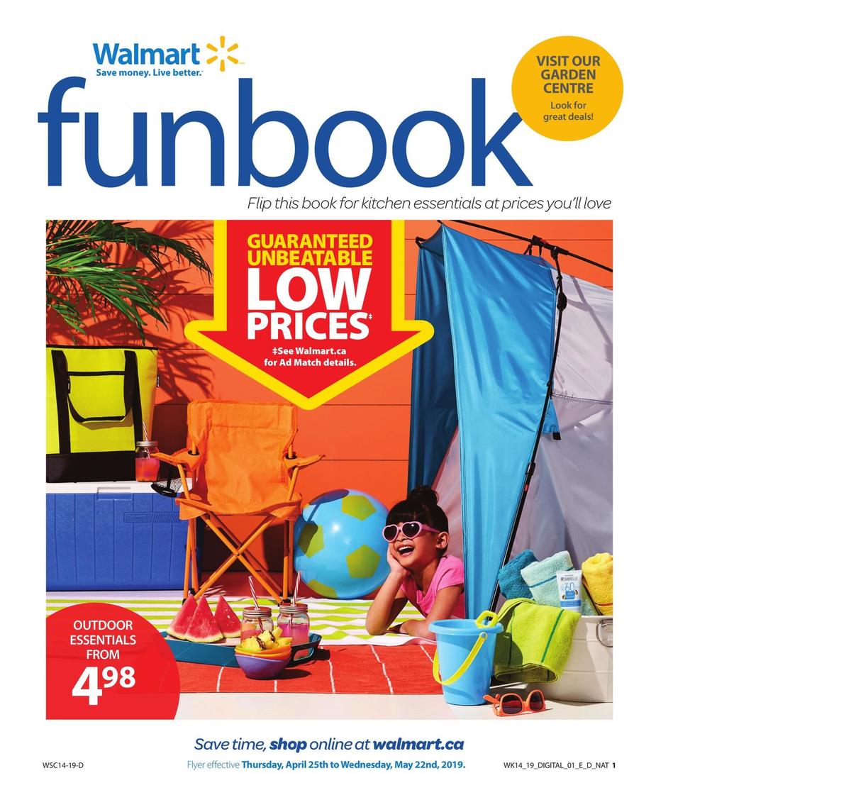 Walmart Fun Book Flyer from April 25