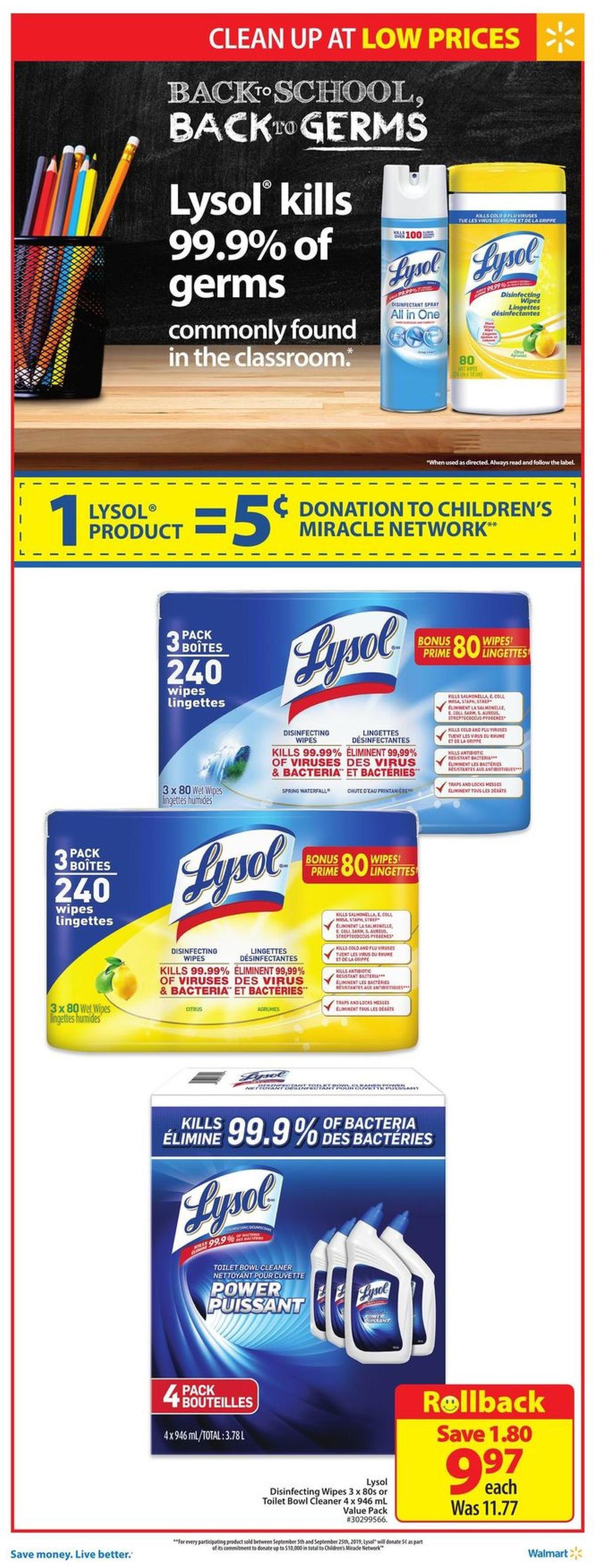 Walmart Flyer from September 12