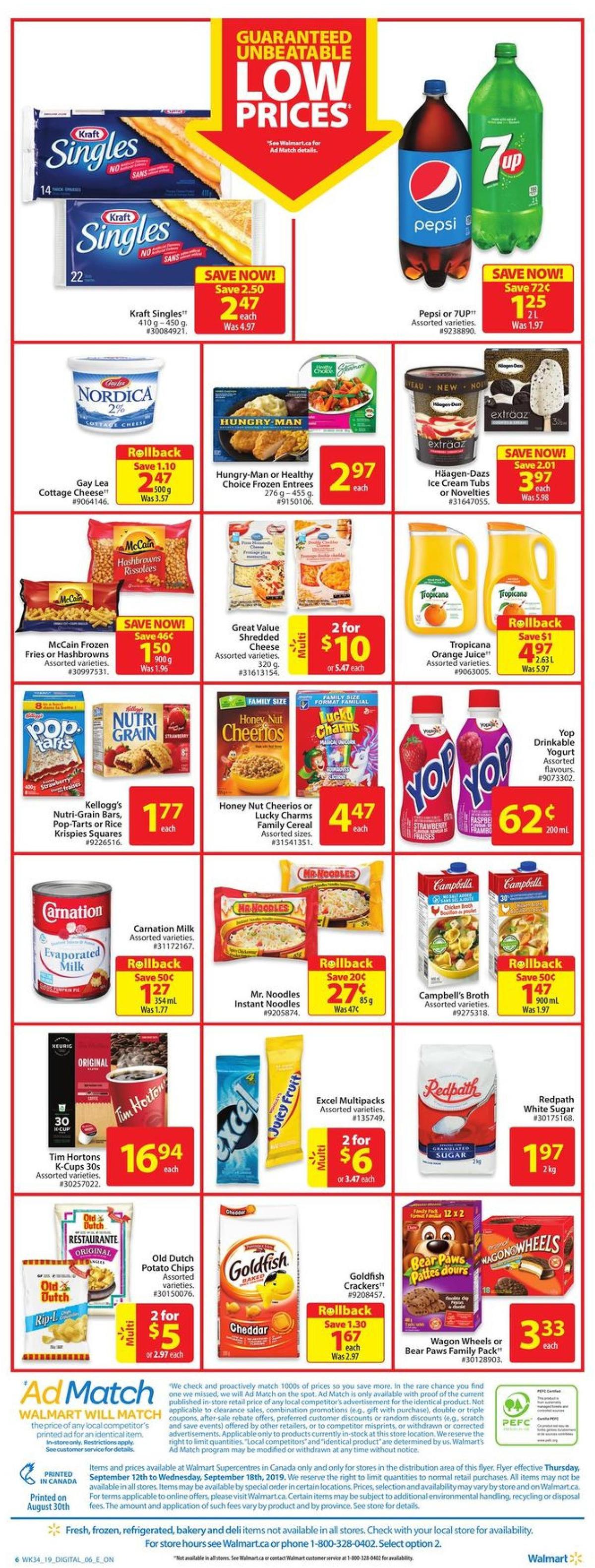 Walmart Flyer from September 12