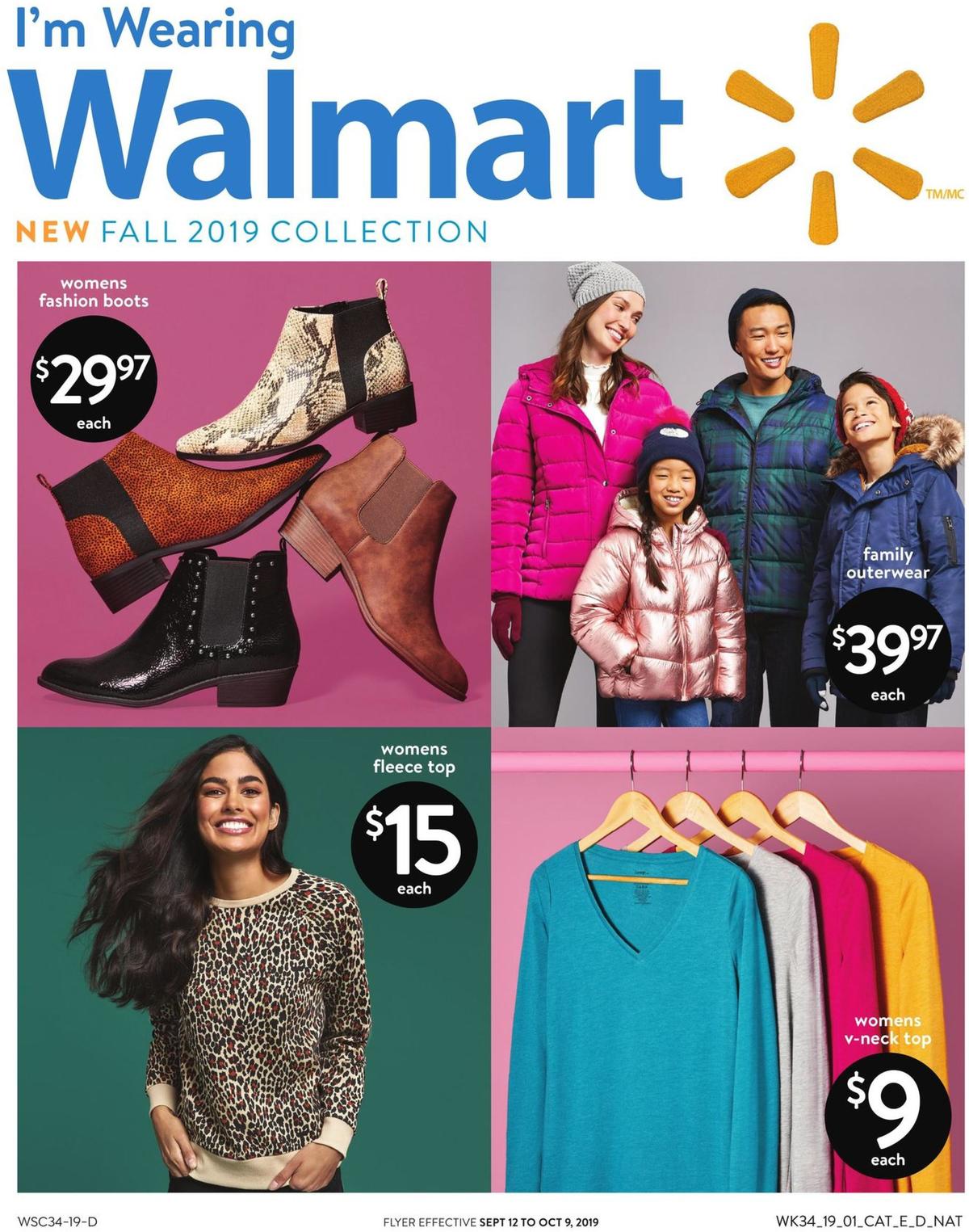 Walmart Style Book Flyer from September 12