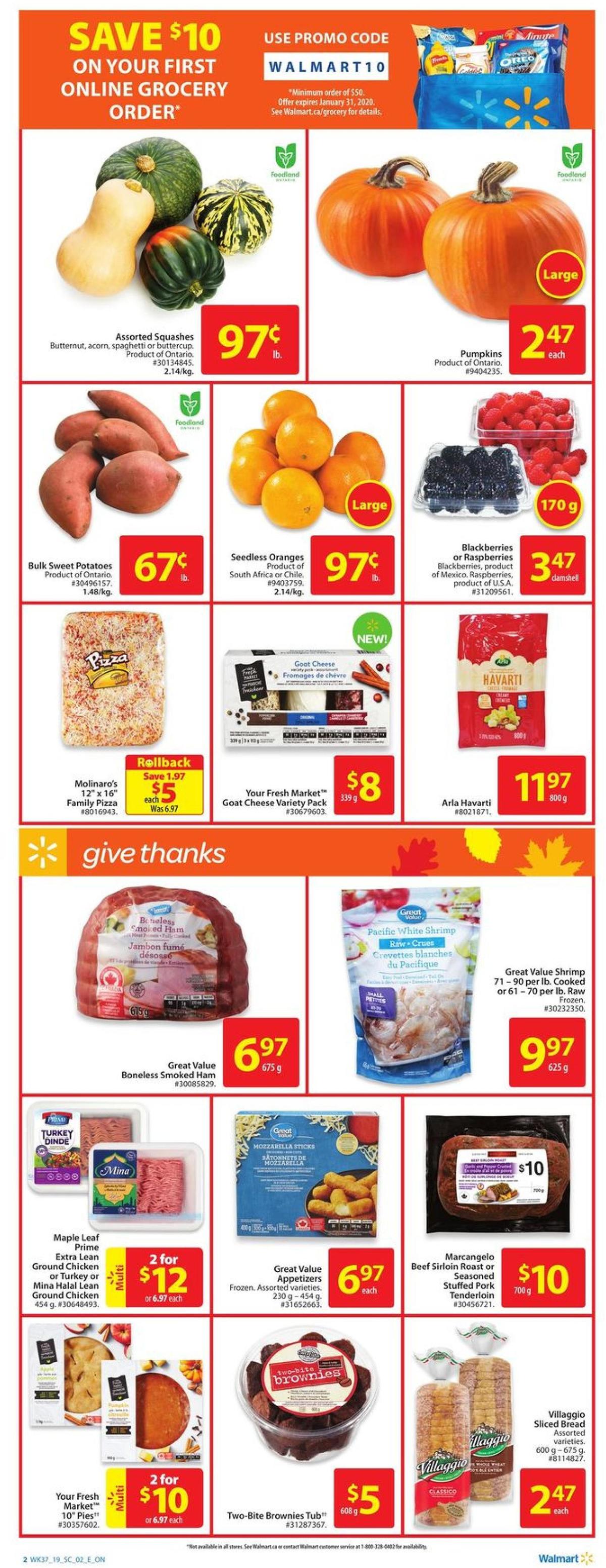 Walmart Flyer from October 3