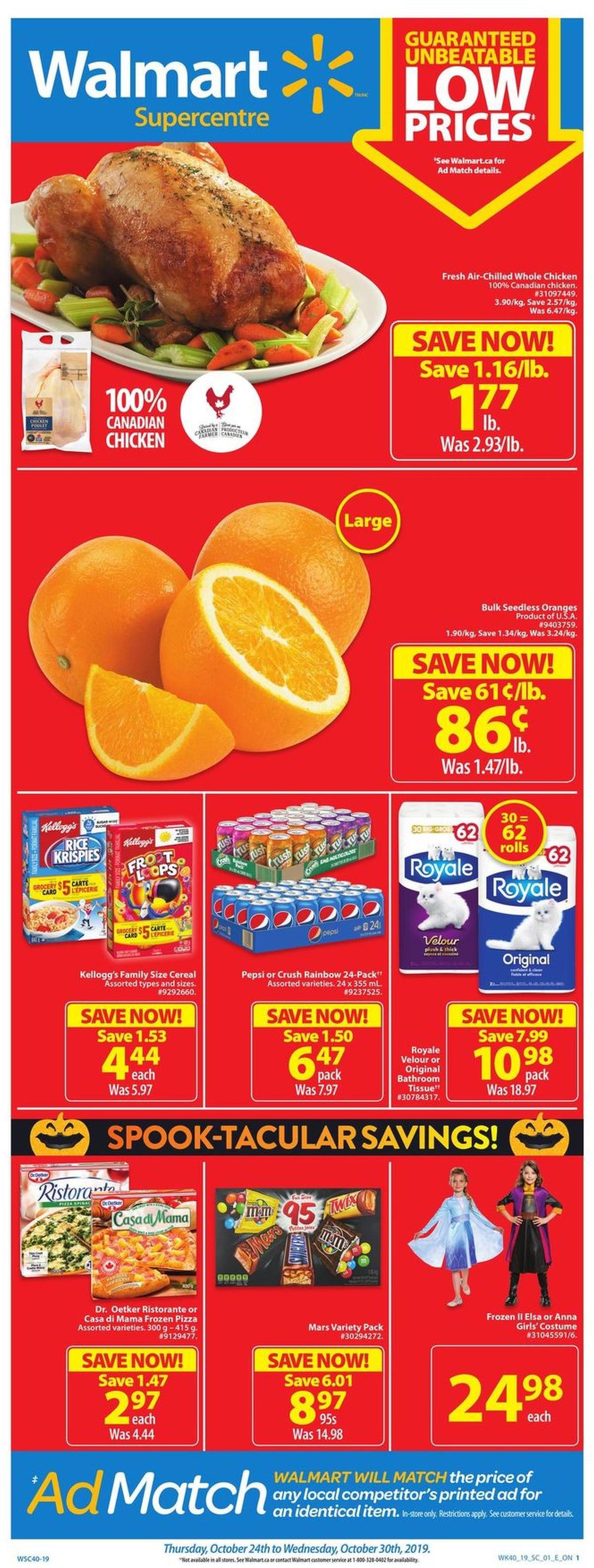 Walmart Flyer from October 24