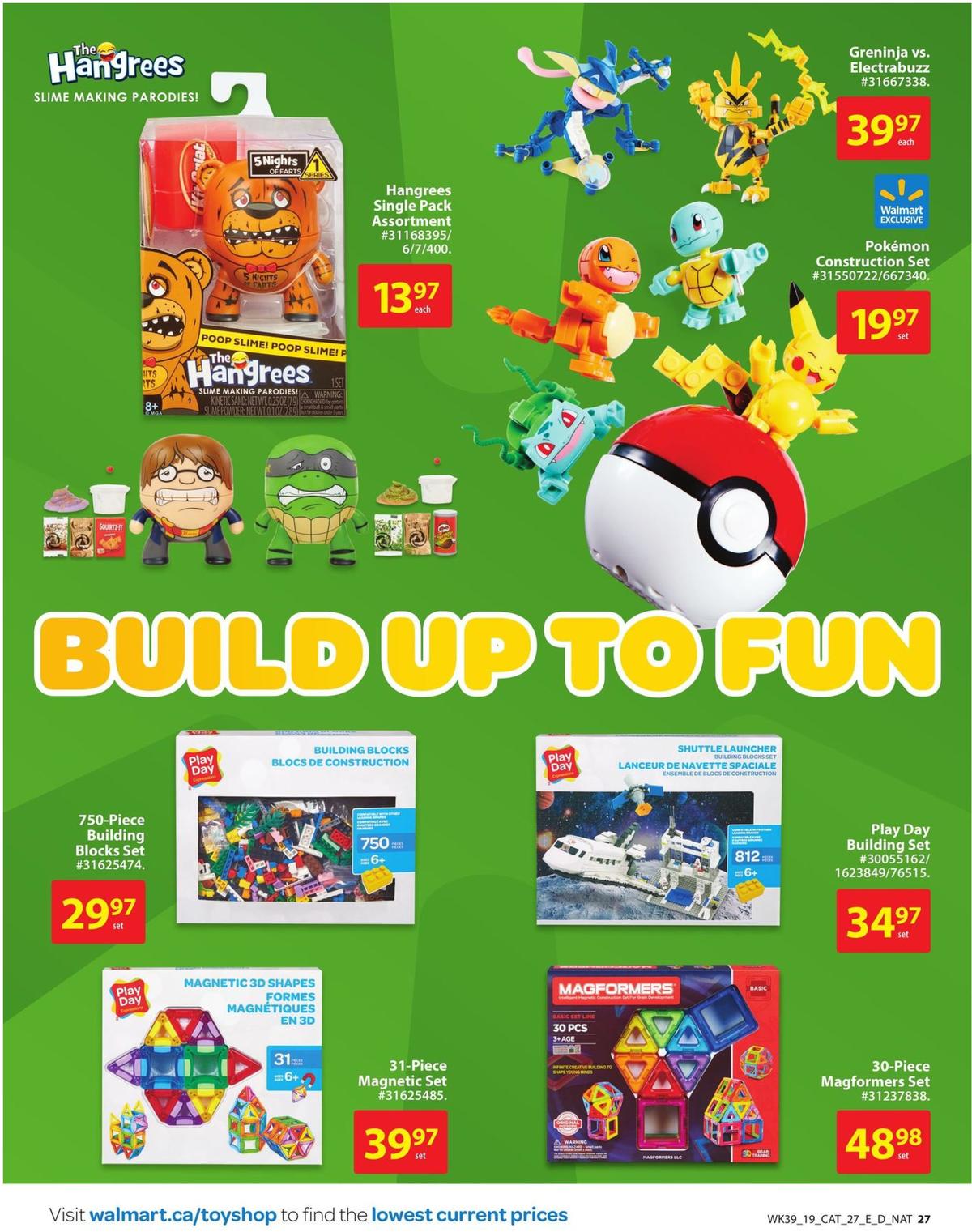 Walmart Toy Shop Flyer from October 17