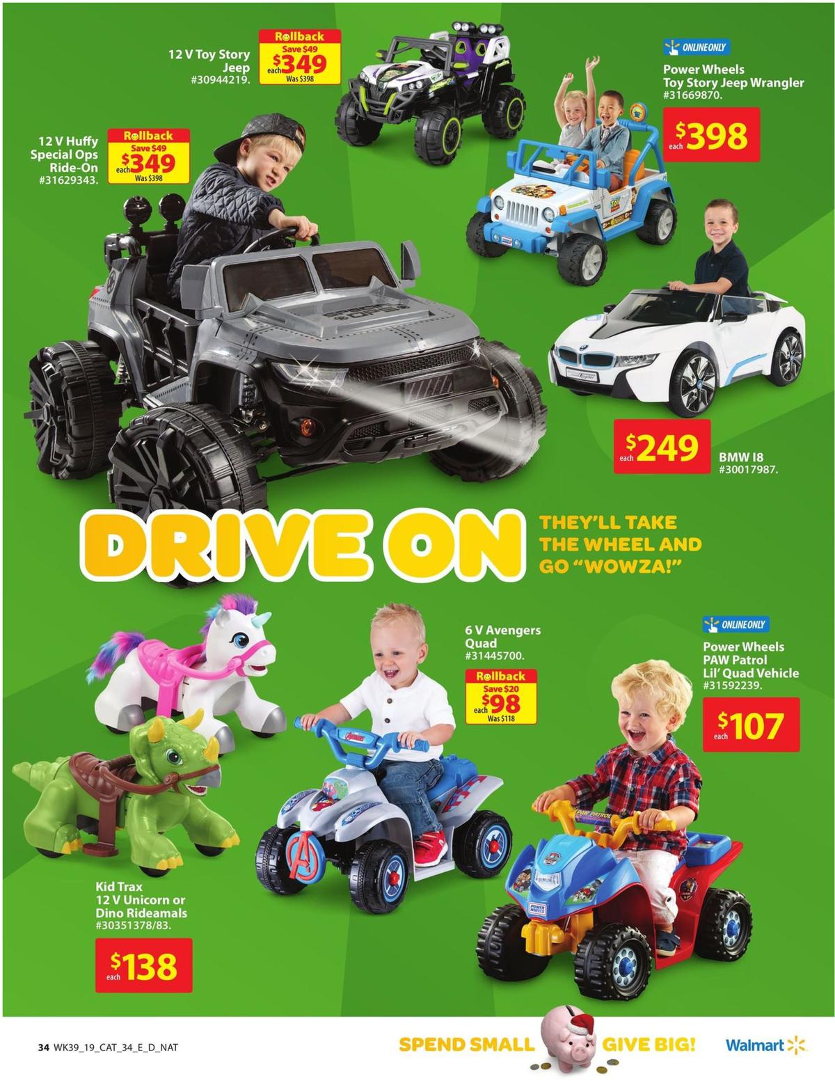 Walmart Toy Shop Flyer from October 17