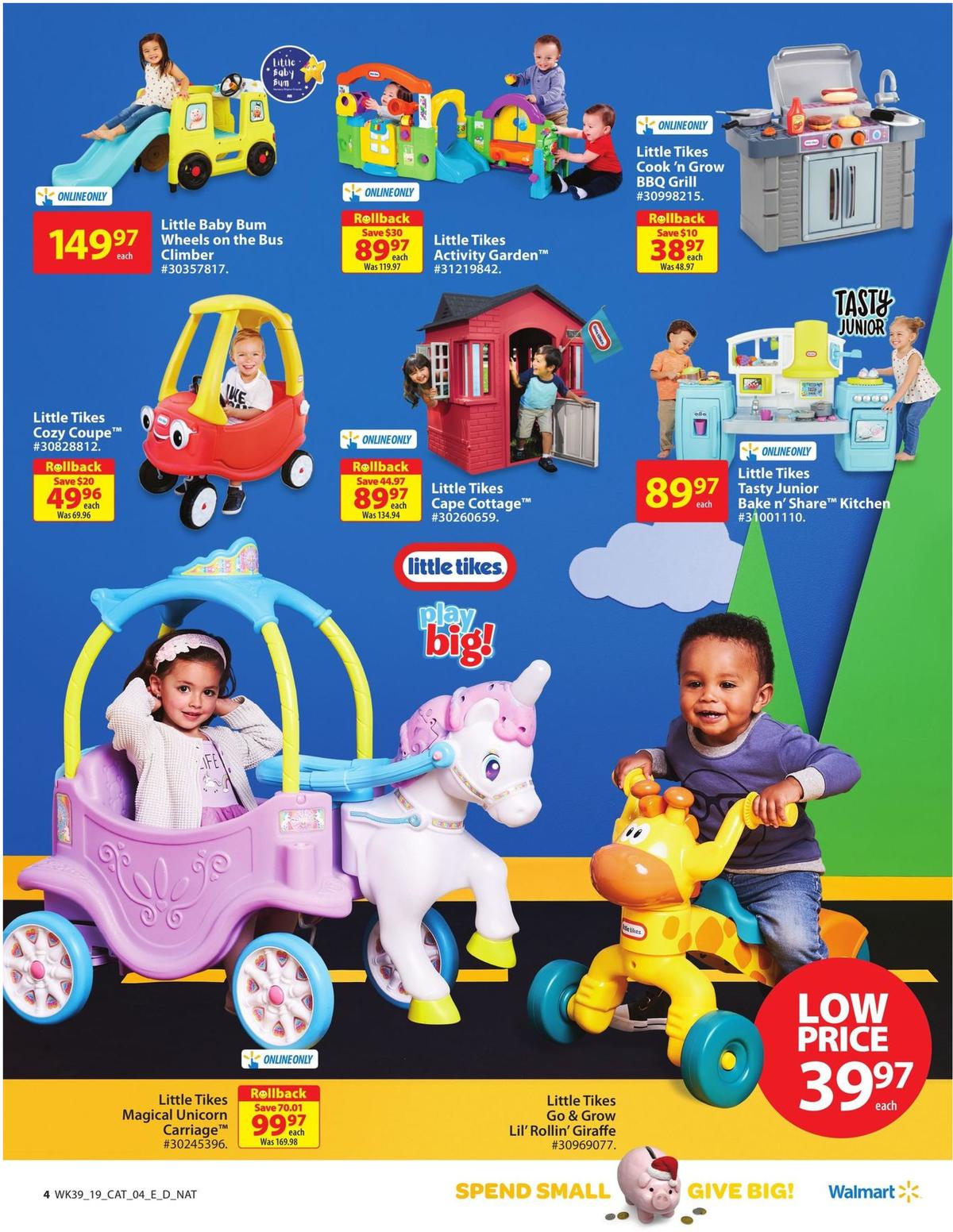 Walmart Toy Shop Flyer from October 17
