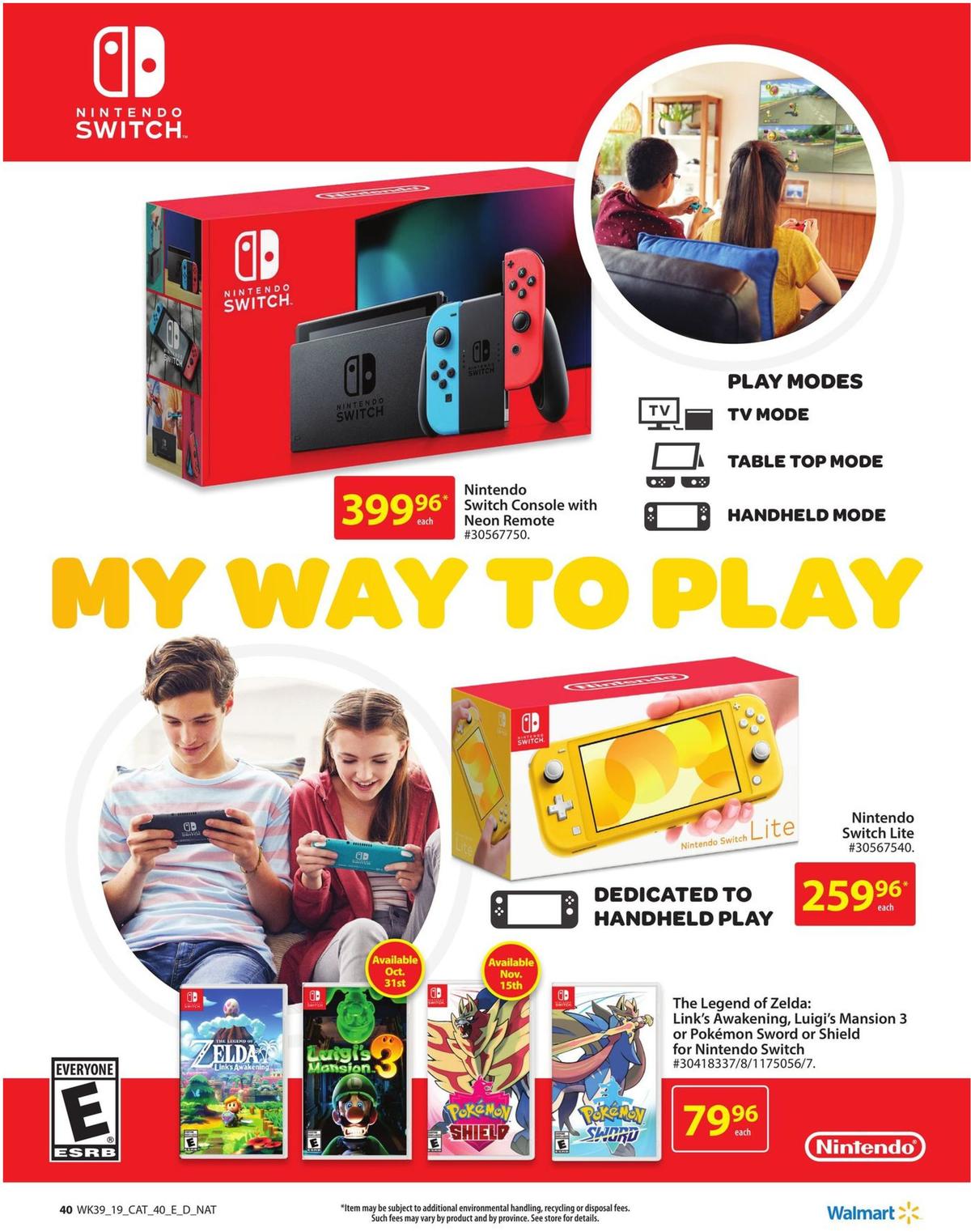 Walmart Toy Shop Flyer from October 17