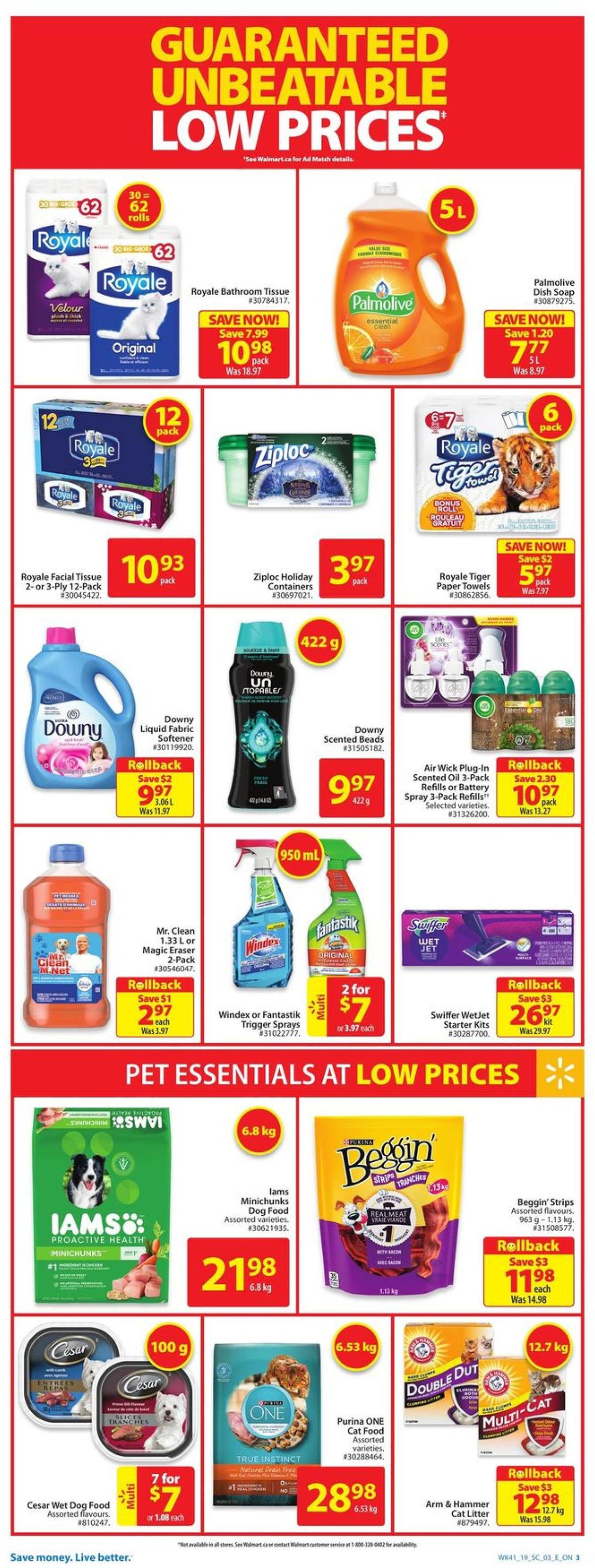 Walmart Flyer from October 31