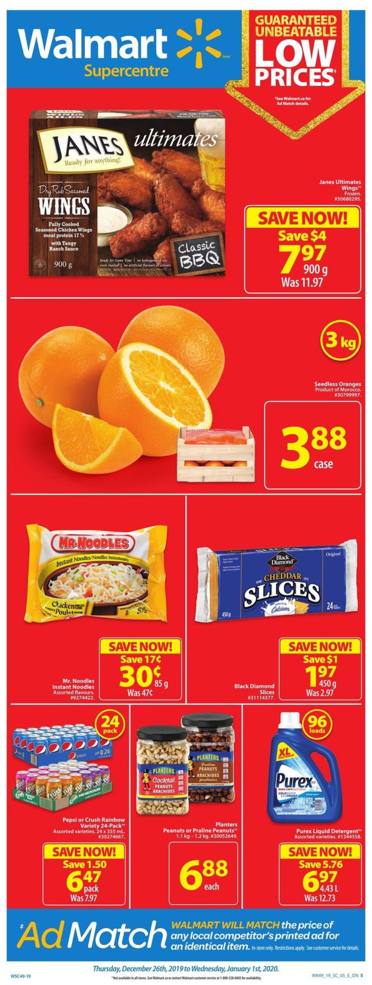 Walmart Flyer from December 26