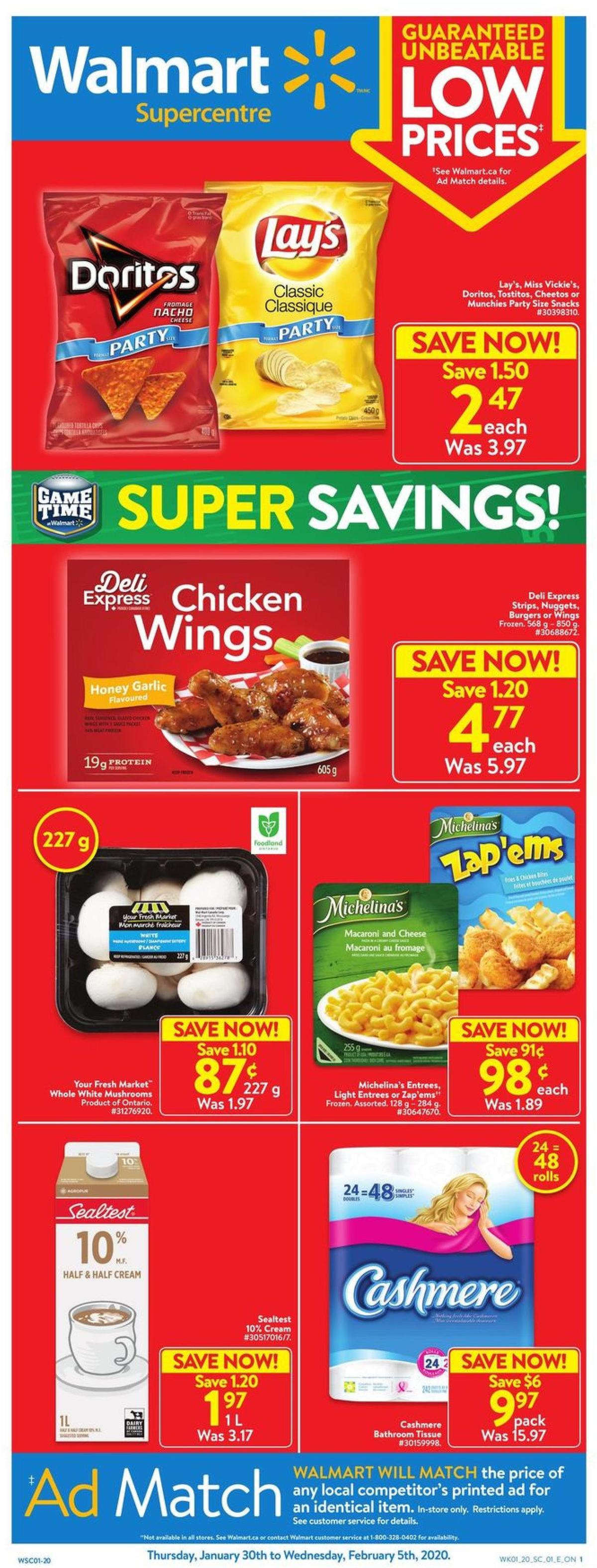 Walmart Flyer from January 30