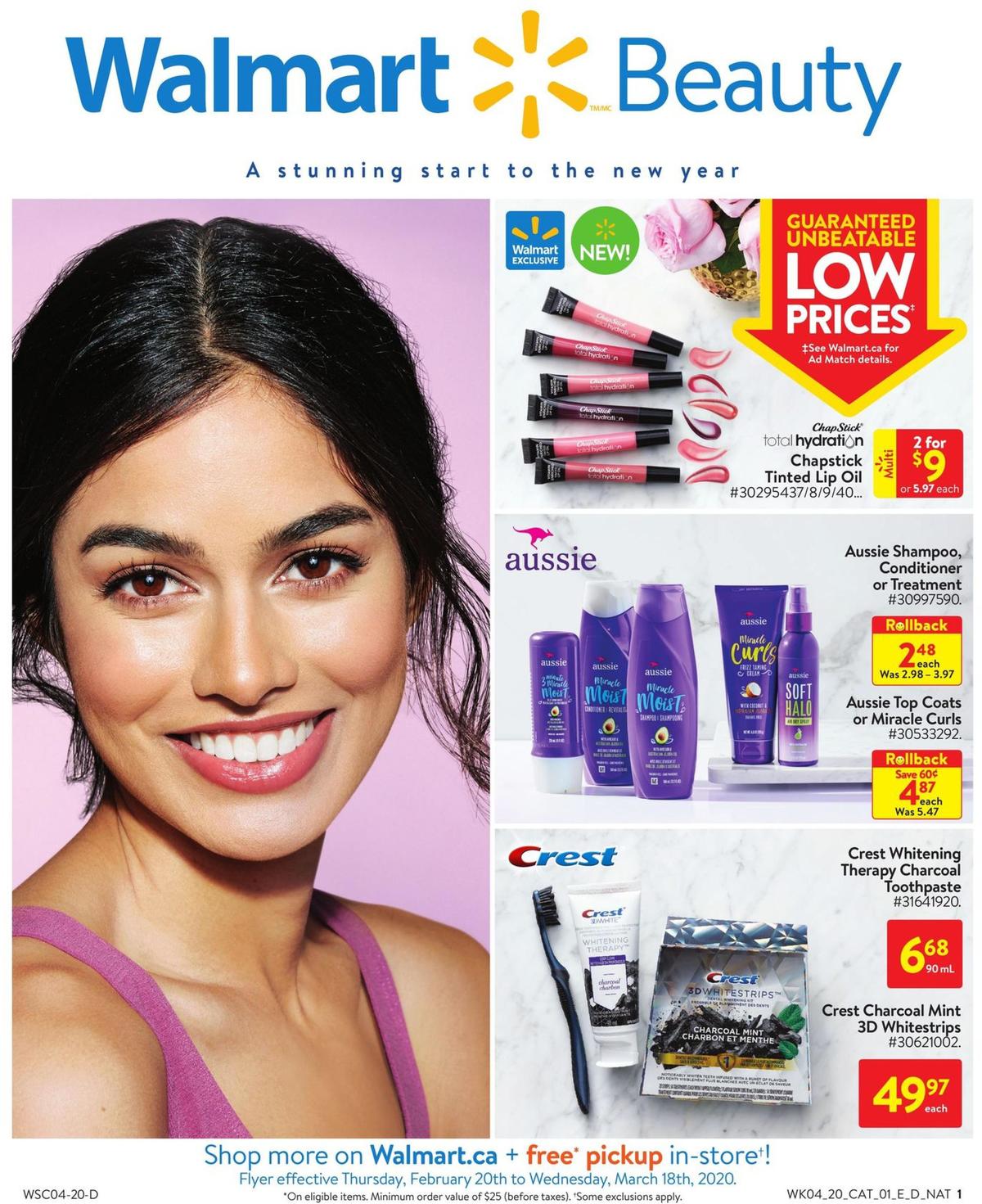 Walmart Beauty Flyer from February 20