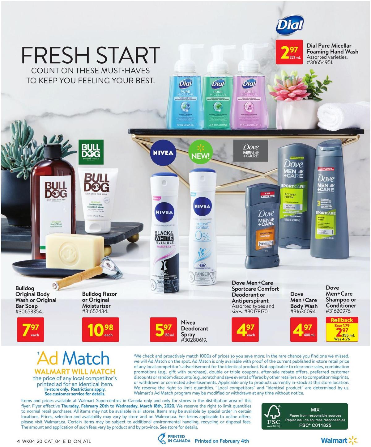 Walmart Beauty Flyer from February 20