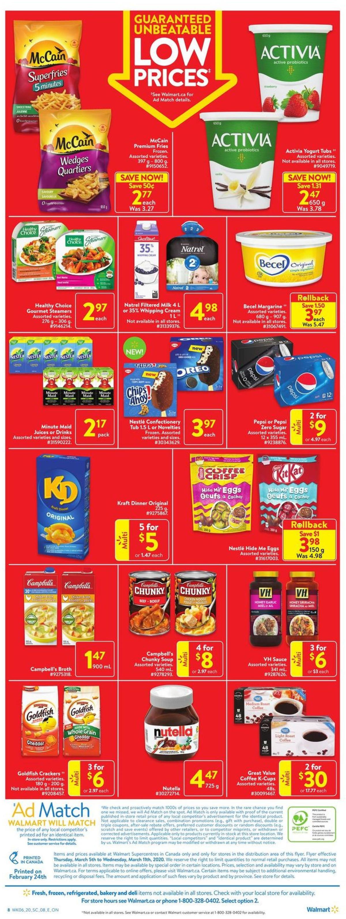 Walmart Flyer from March 5