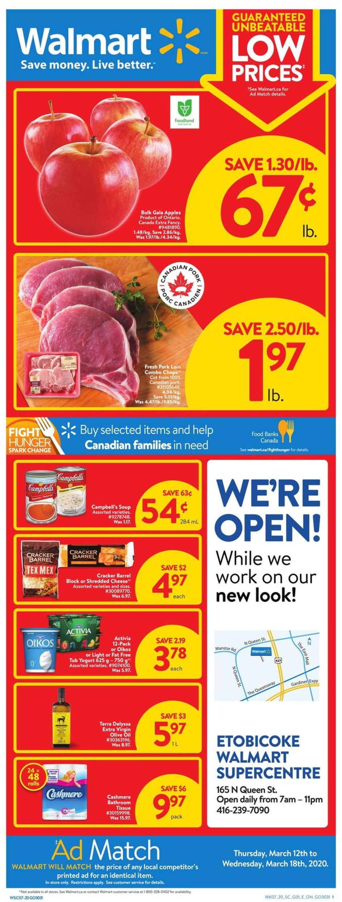 Walmart Flyer from March 12