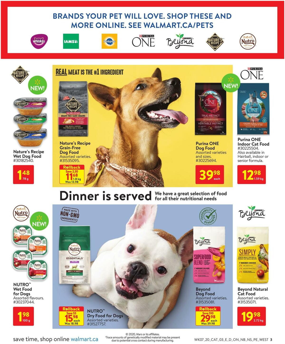 Walmart Pets Flyer from March 12