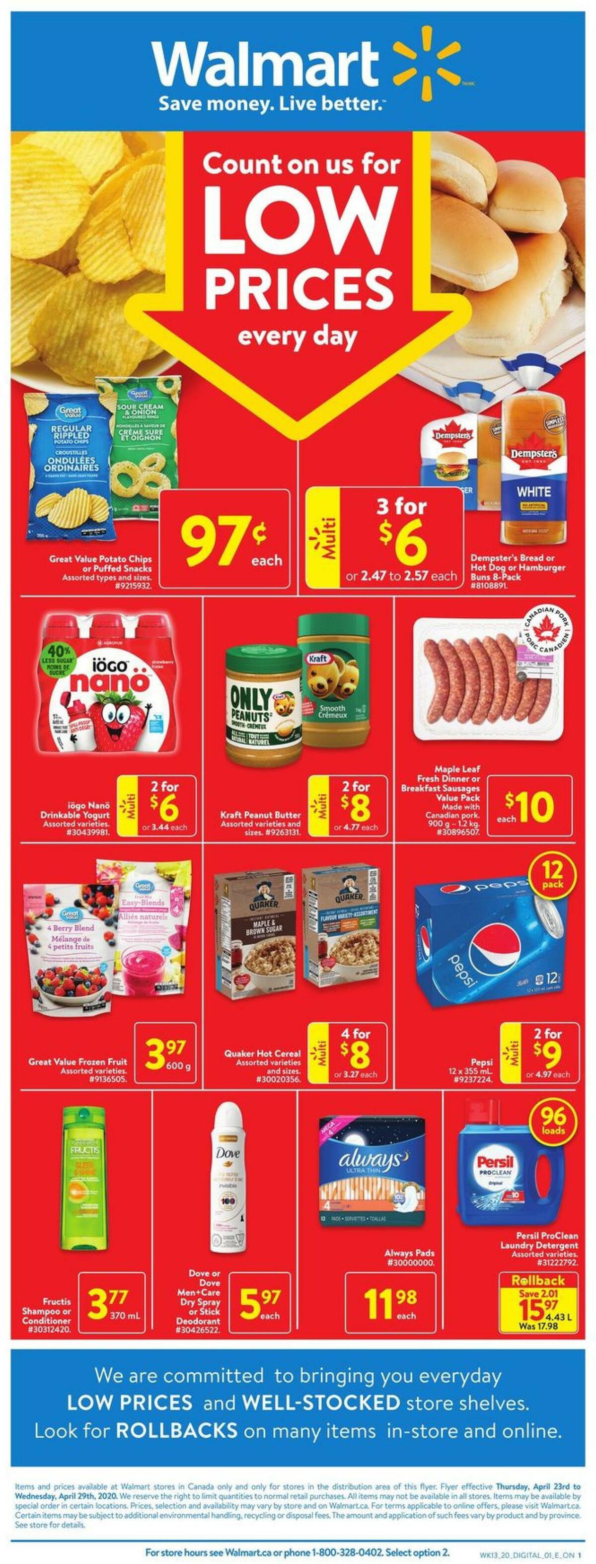 Walmart Flyer from April 23