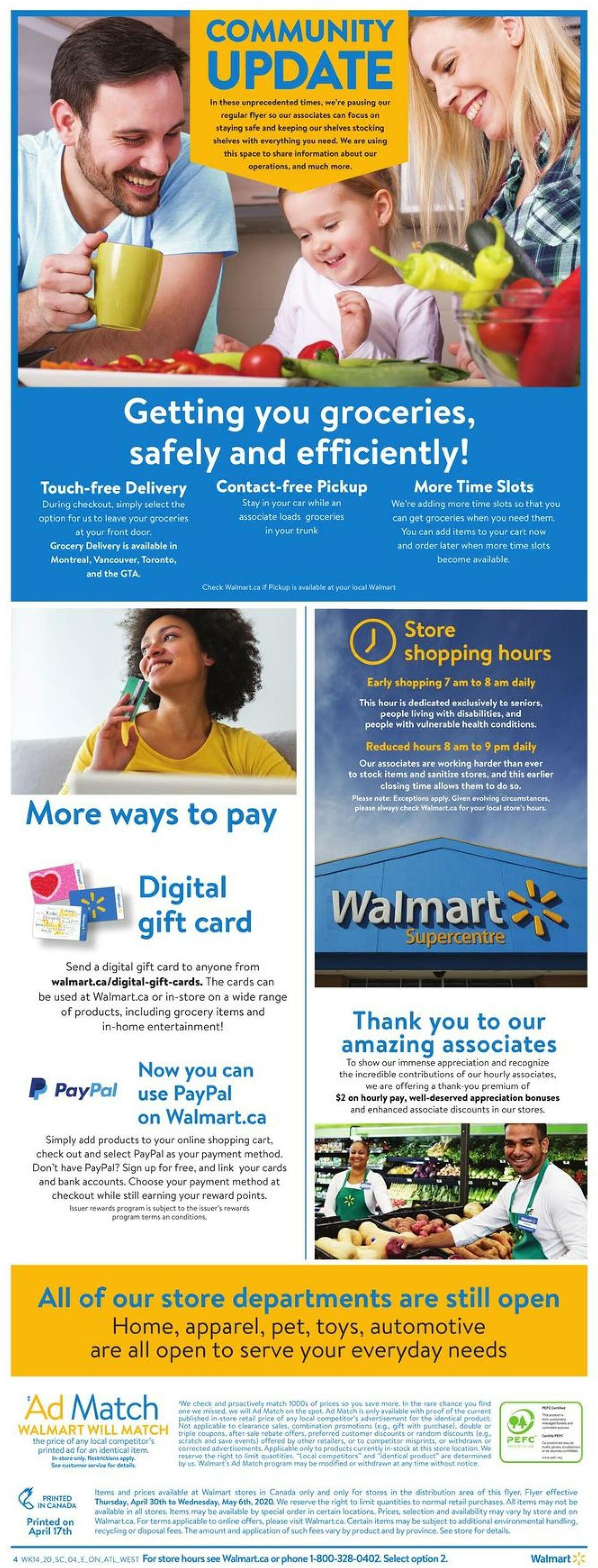 Walmart Flyer from April 30