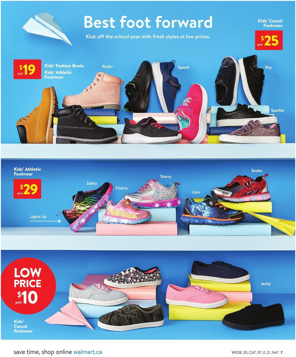 Walmart School Flyer from August 6