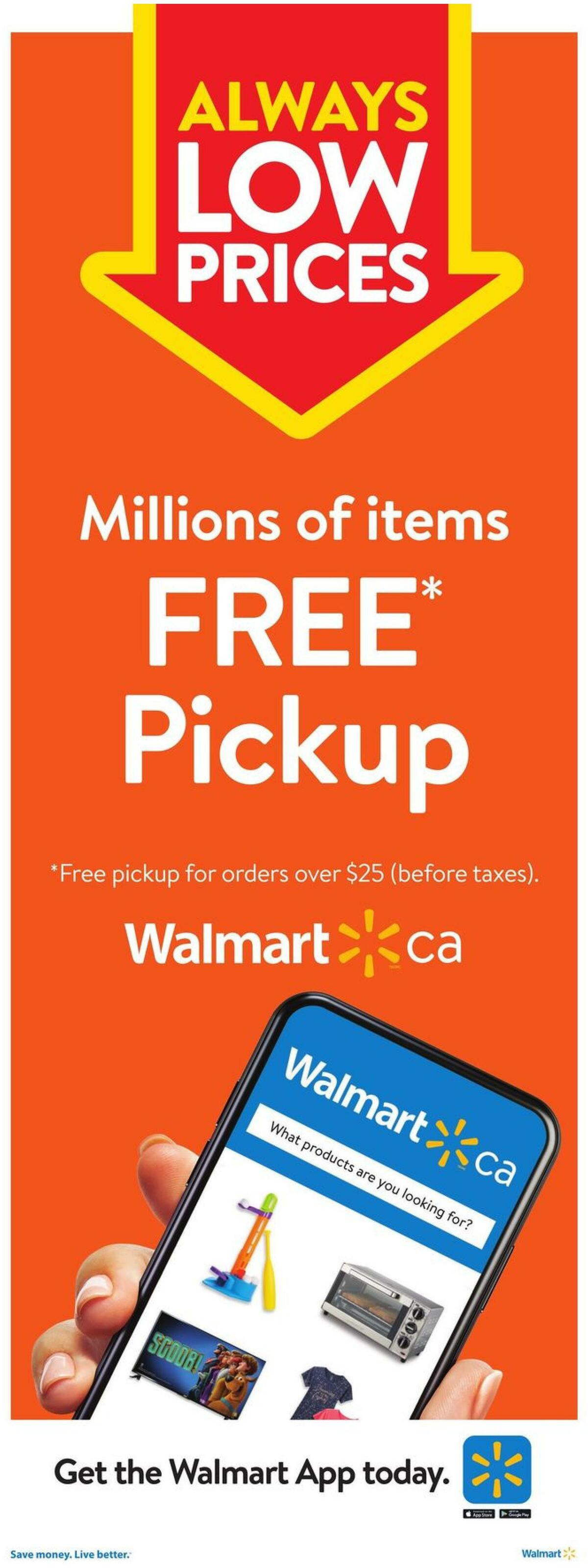Walmart Back to School Flyer from August 20