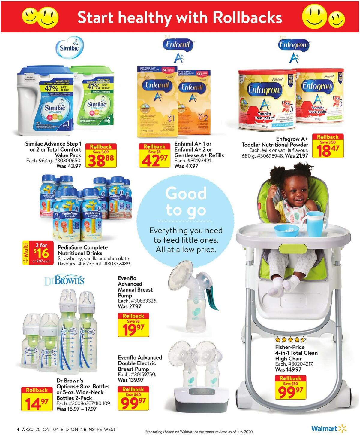 Walmart Baby Flyer from August 20