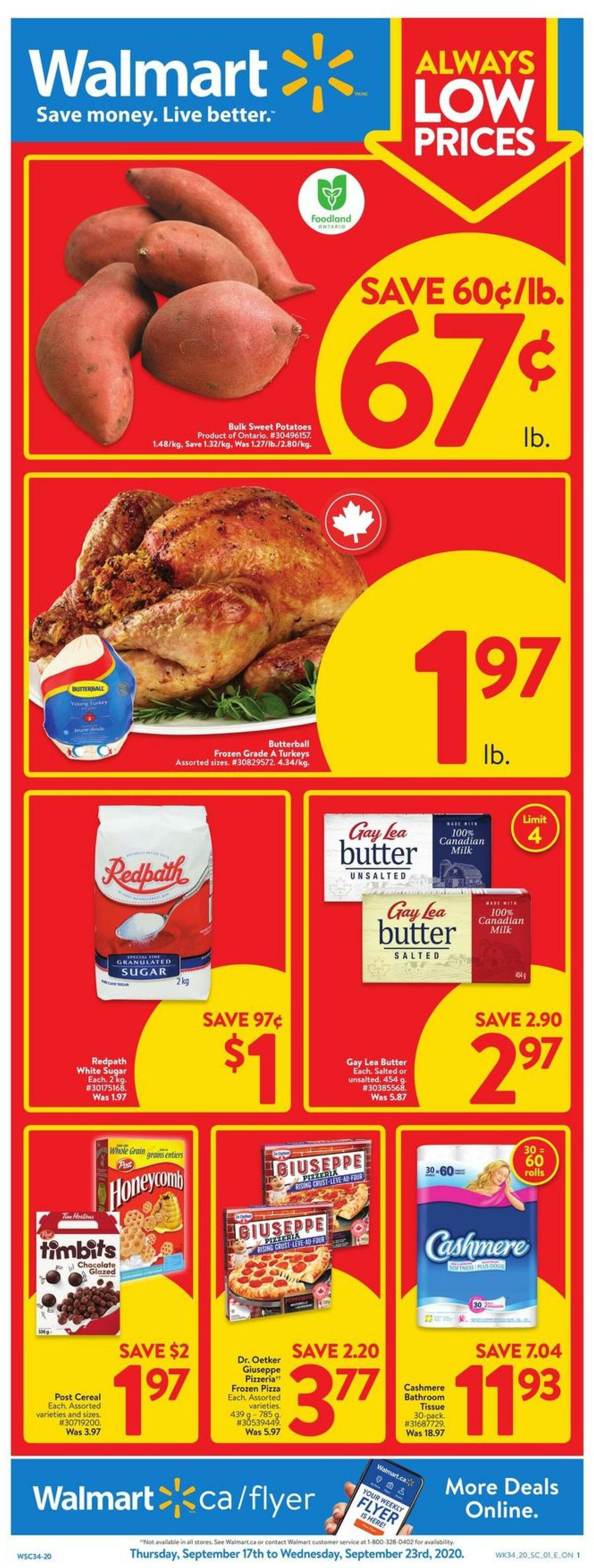 Walmart Flyer from September 17