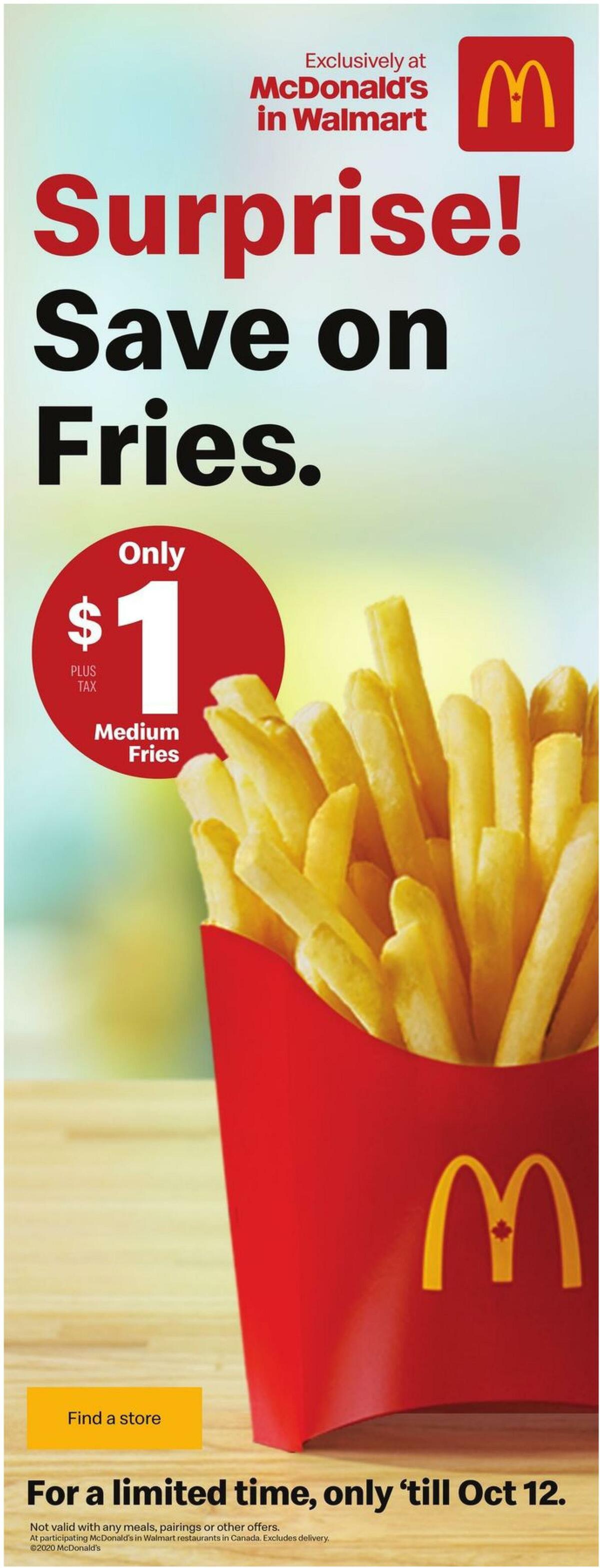 Walmart Flyer from October 1