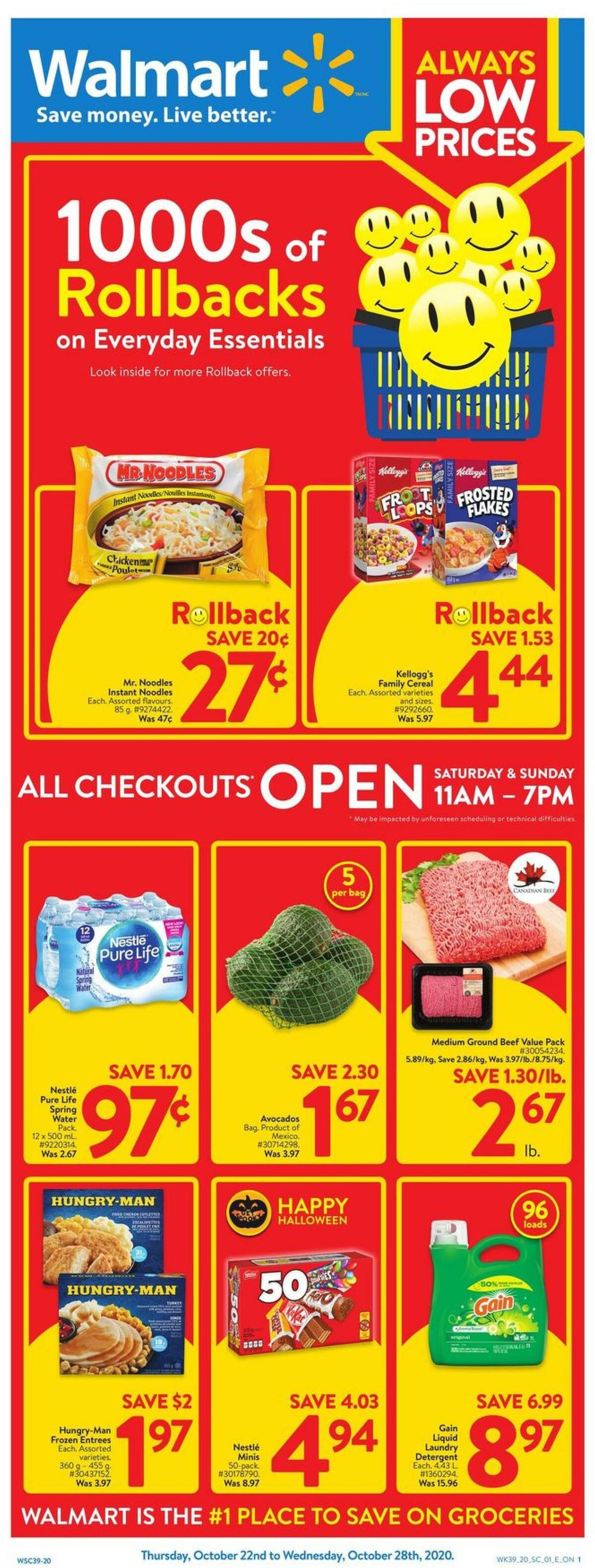Walmart Flyer from October 22