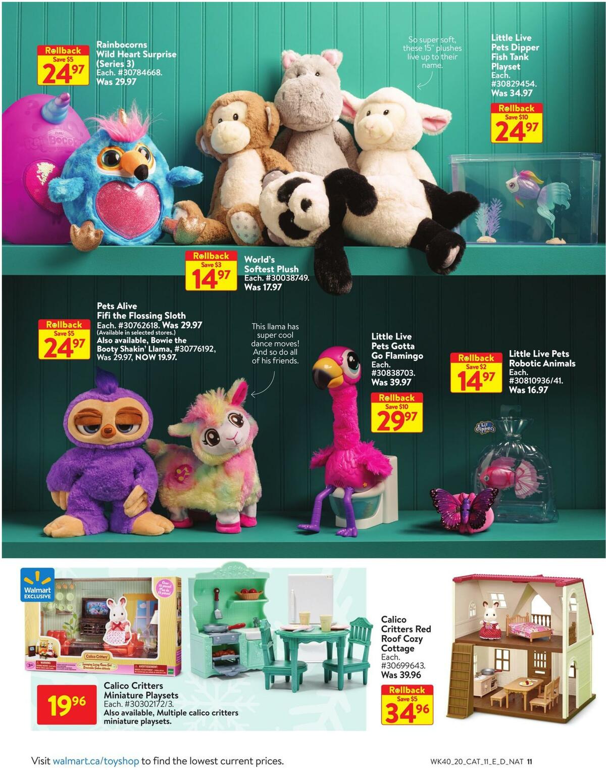 Walmart Toy Shop Flyer from October 29