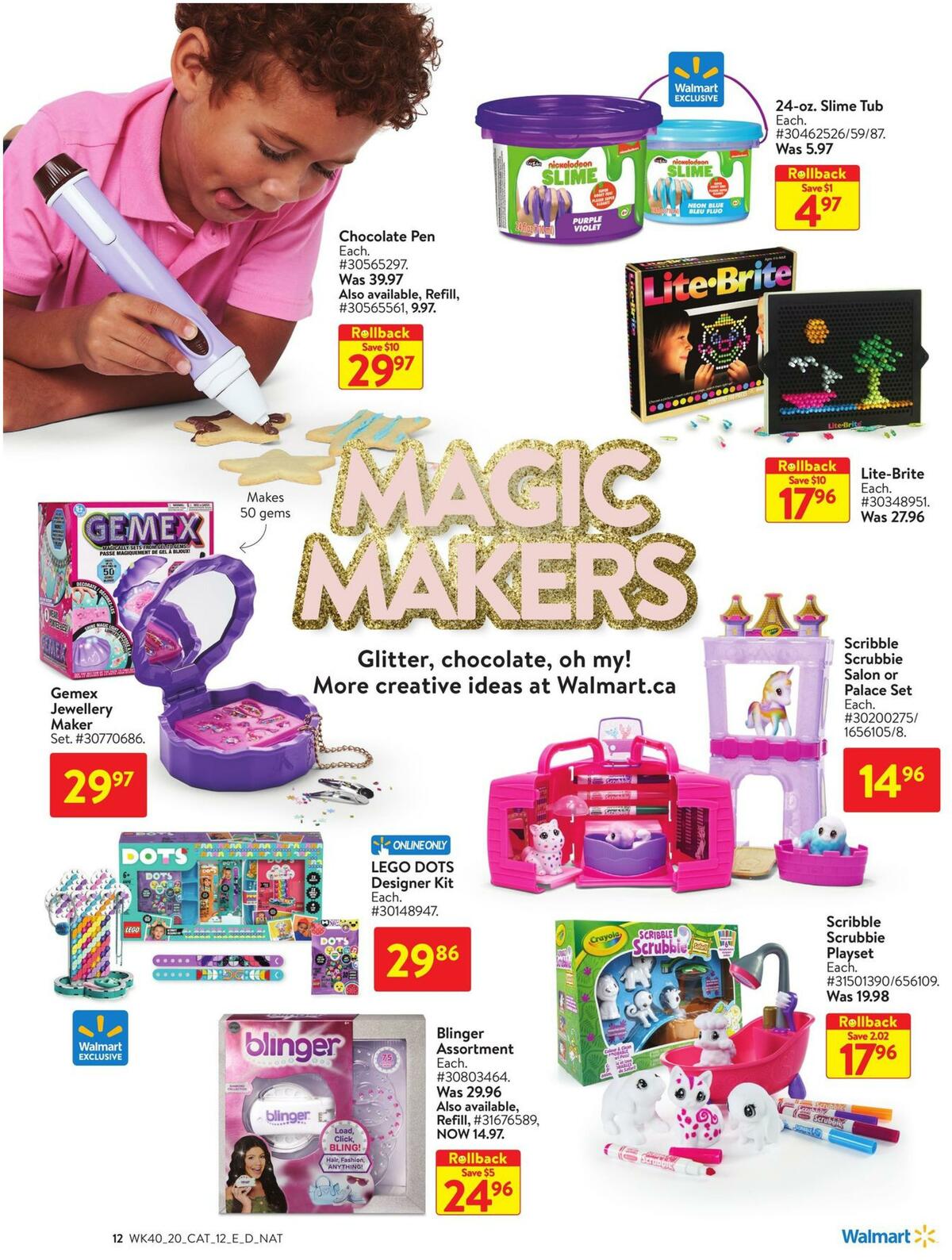 Walmart Toy Shop Flyer from October 29
