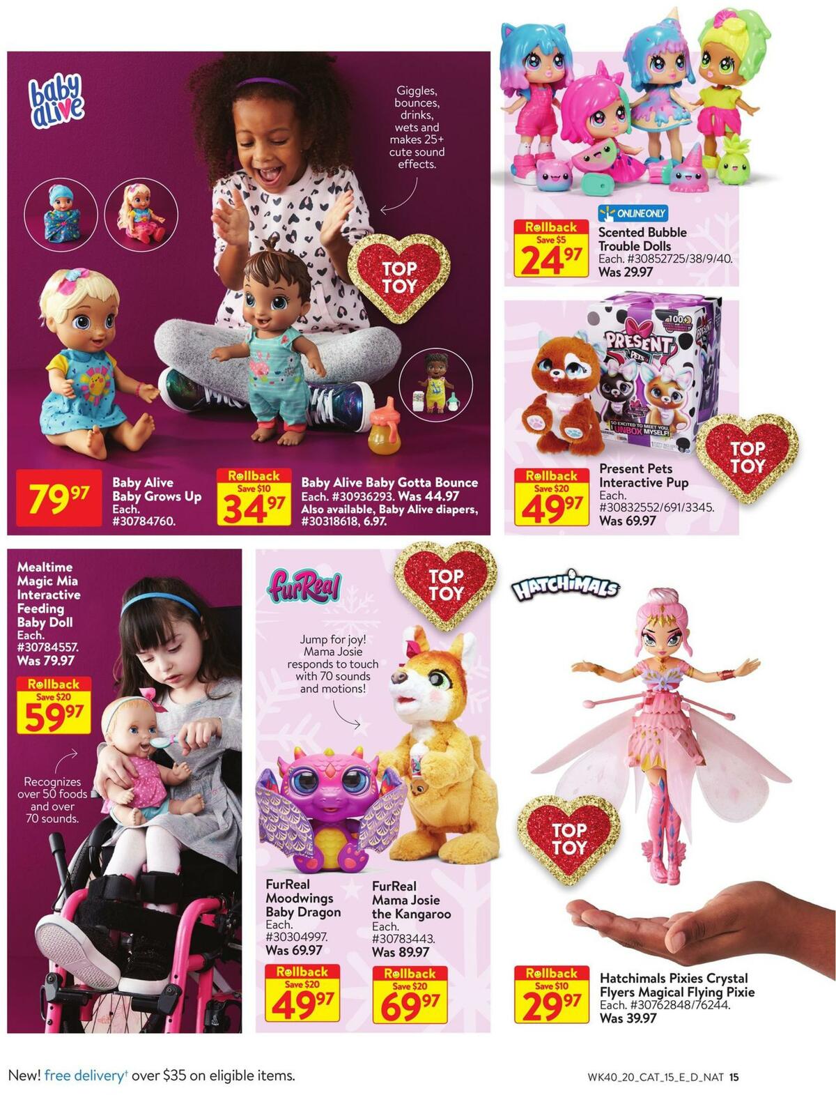 Walmart Toy Shop Flyer from October 29